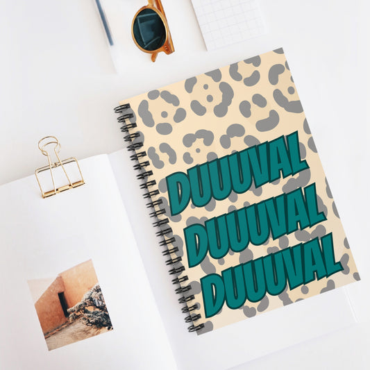 Duuuval Jags Spiral Notebook - Ruled Line