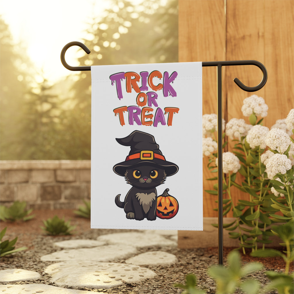 Halloween Garden Flag for Halloween Welcome Trick or Treaters
