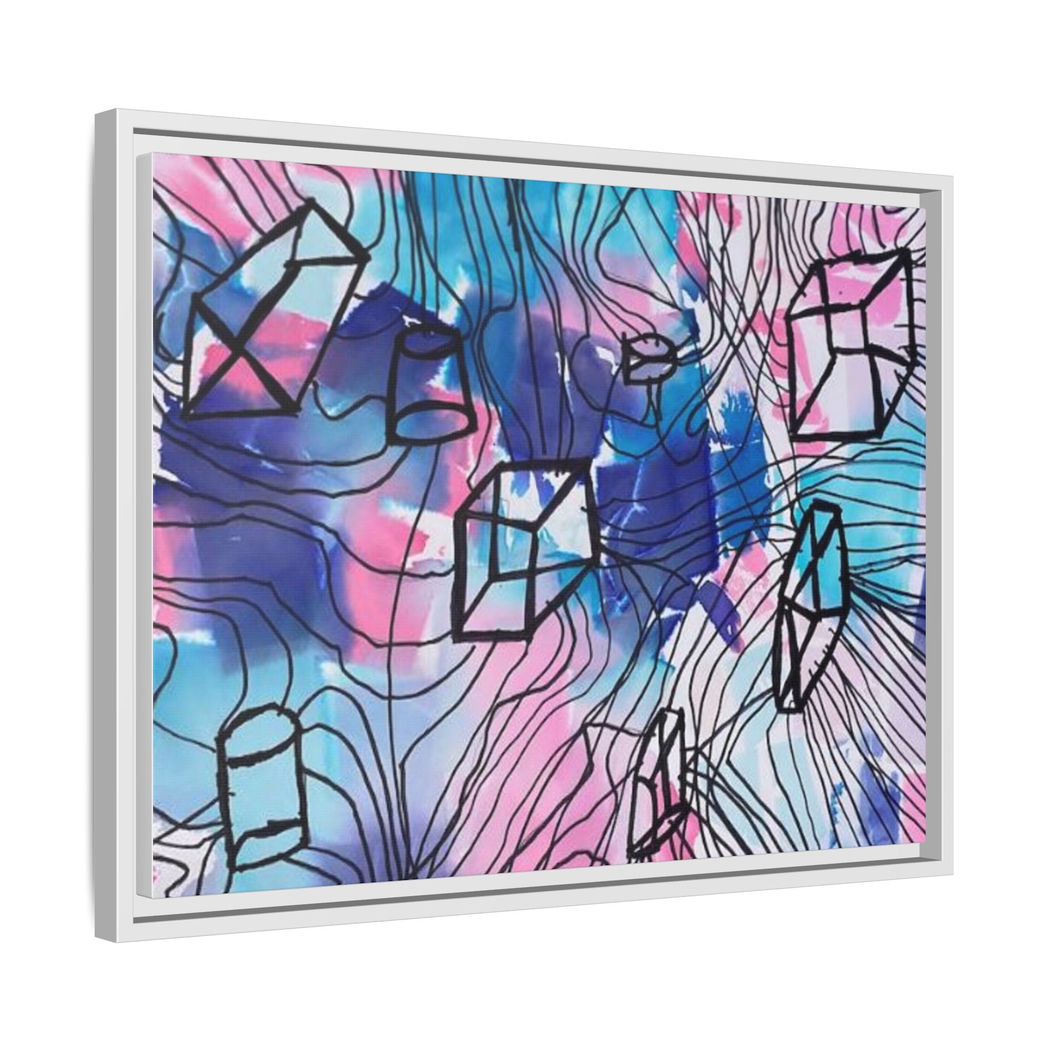 Elements of Art: Form Framed Canvas by Jackson G. Smith