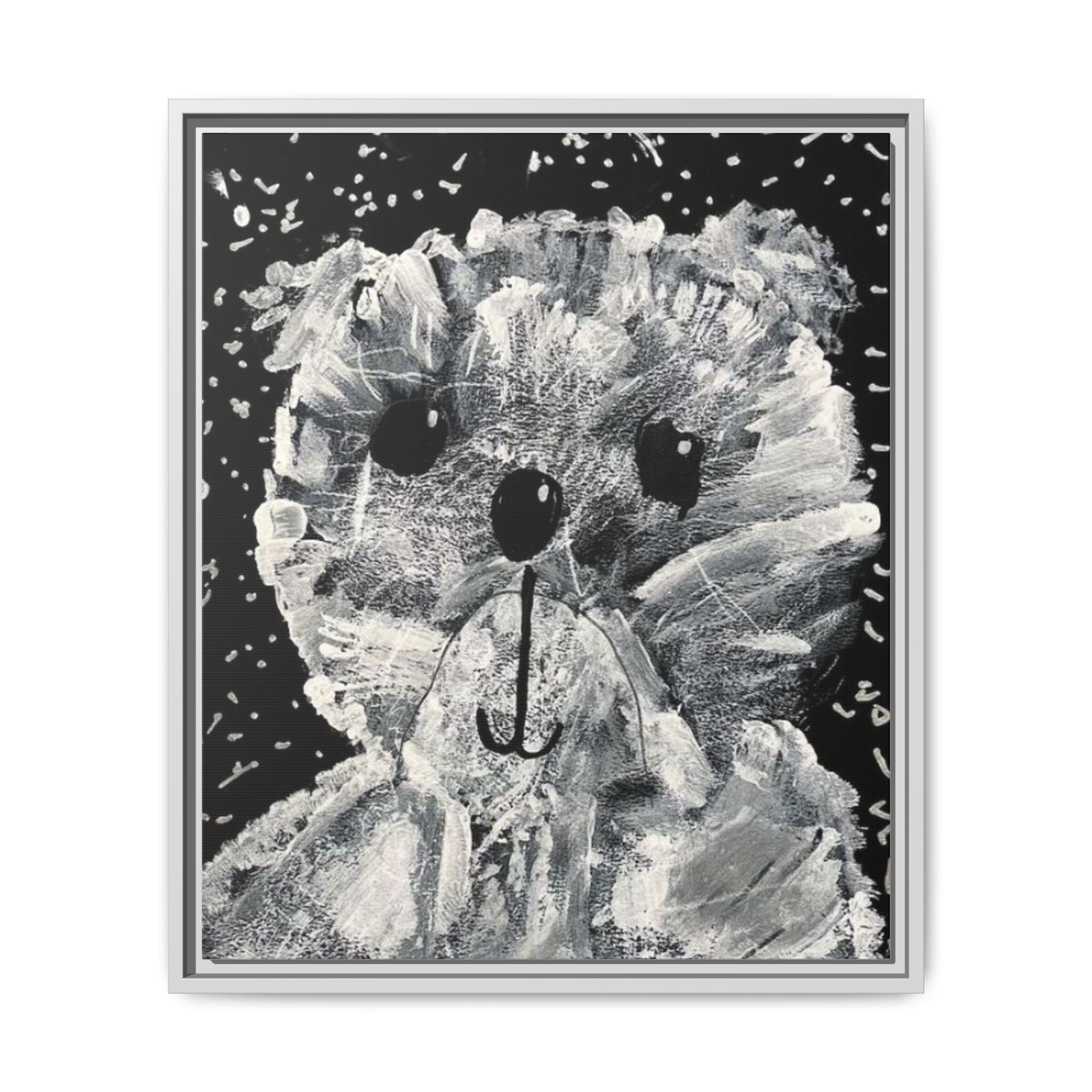 Theodore Roosevelt, Teddy Bear Matte Canvas, Framed Art by Jackson Smith