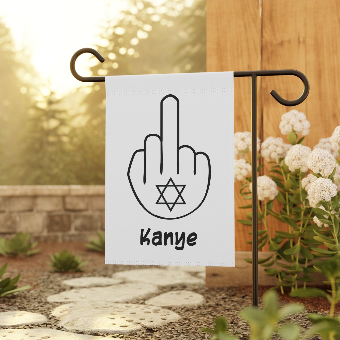 F*ck Kanye Garden Flag Expressive Garden Banner or F*Ck Kanye House Flag