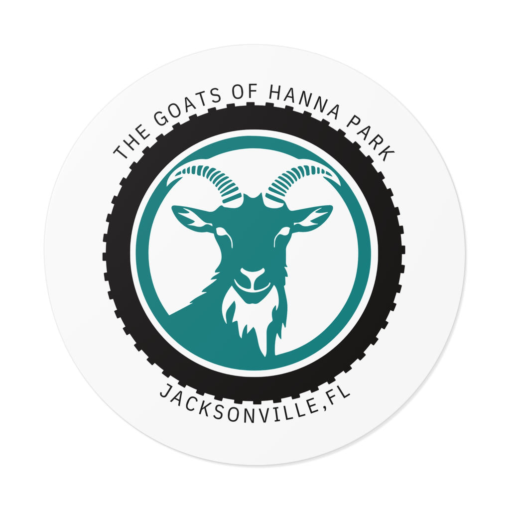 Goats of Hanna Round Vinyl Stickers