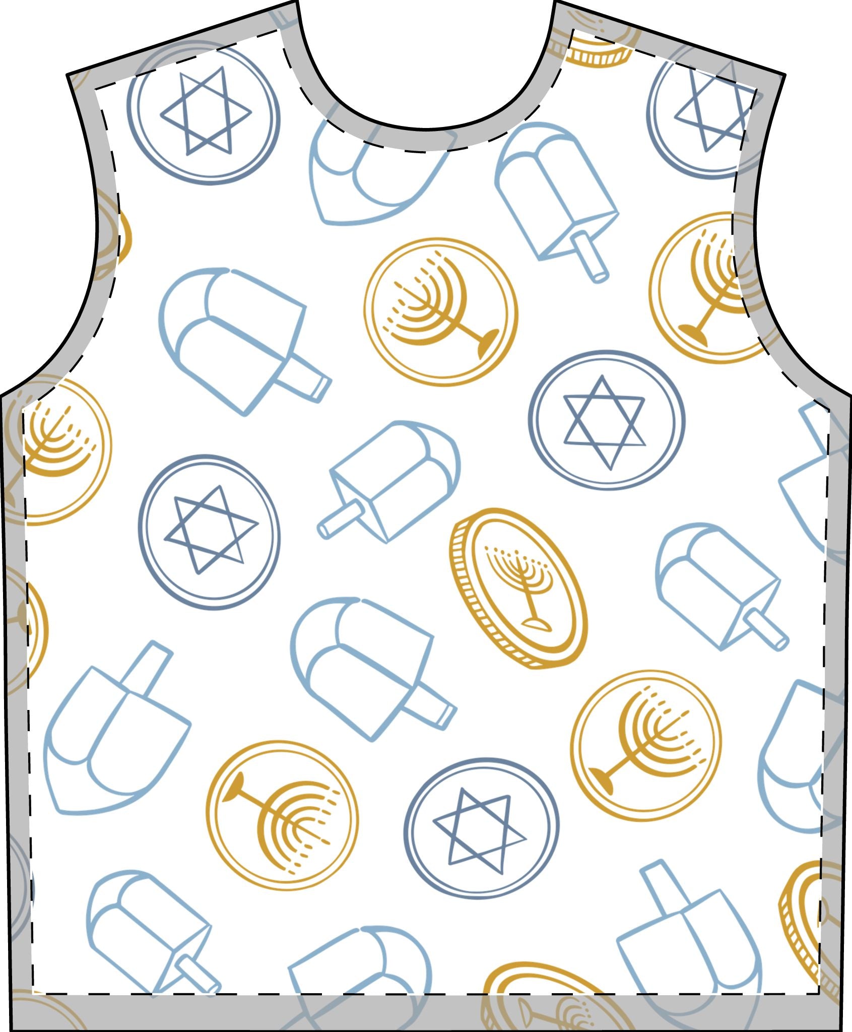 Gimel Gelt Hanukkah Pajama Print | Chanukah Pajamas for Adults | Hanukkah Pajama Set for Adults