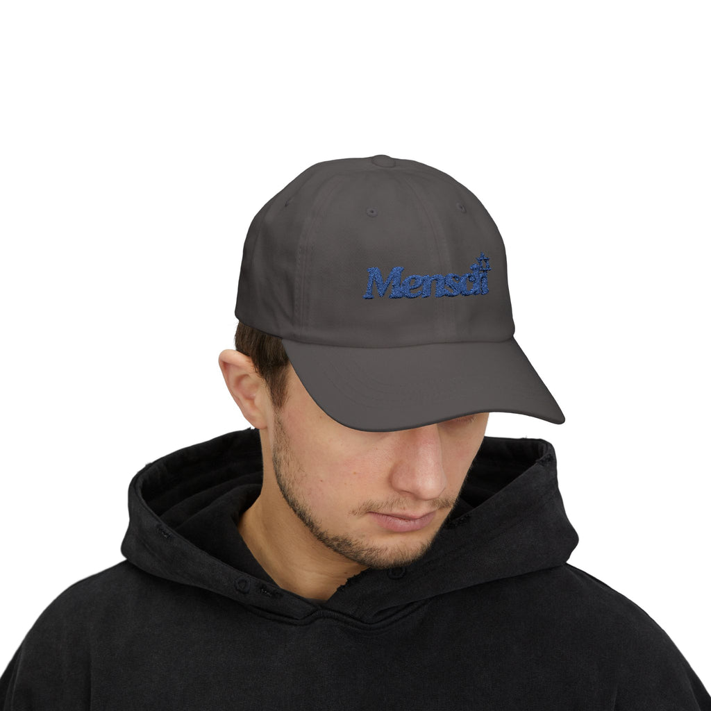 Mensch Hat Jewish Mensch Classic Baseball Cap for Mensch Embroidered Jewish Gift
