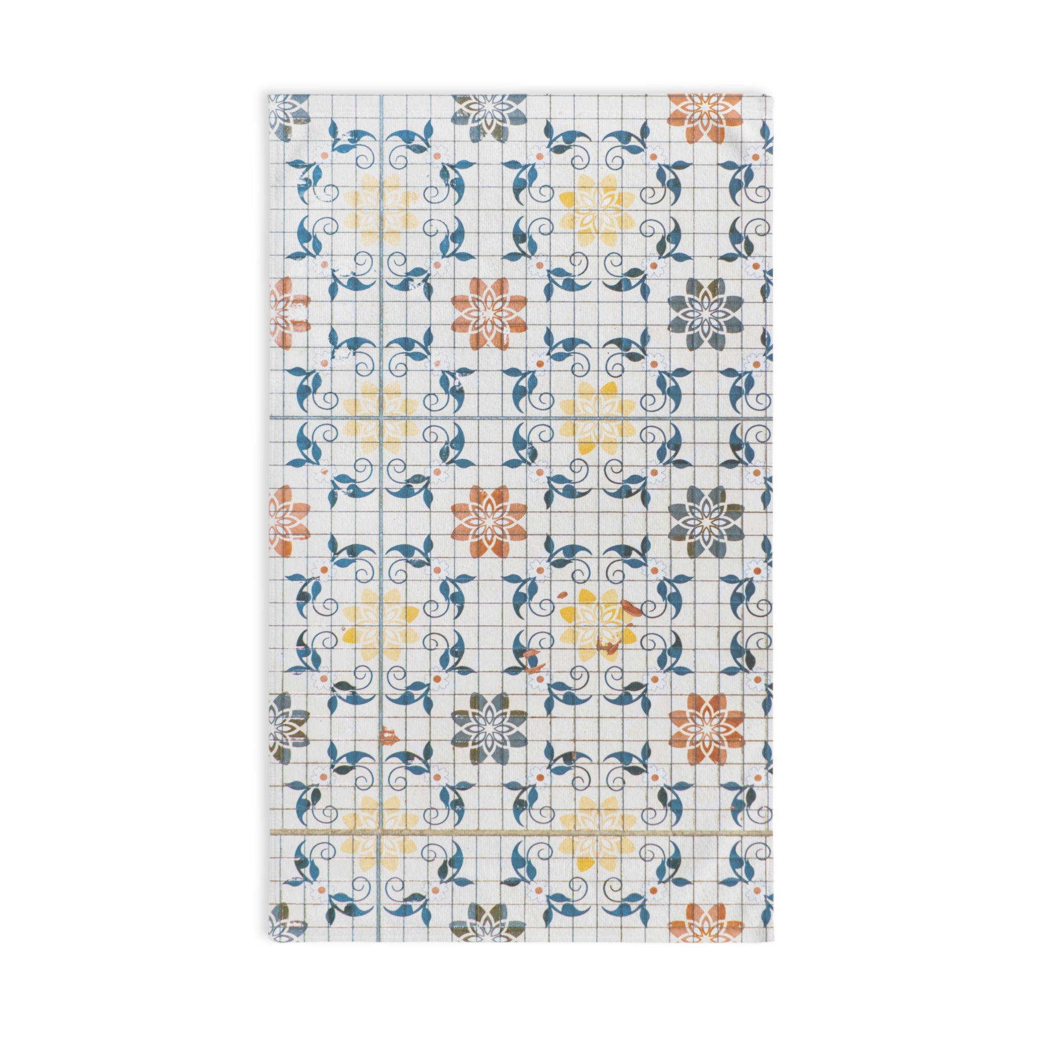 Vintage Floral Hand Towel - Boho Kitchen Decor, Bathroom Towel, Gift for Hostess, Colorful Home Accessories,  Flower Print