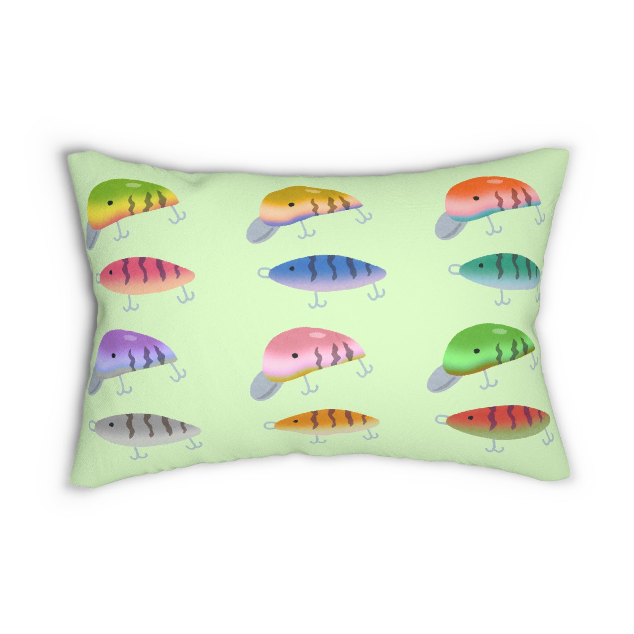 Coastal Vibes Throw Pillow - Nautical Fishing Decor, Beach House Pillow, Summer Home Accent, Gifts for Fishermen, Patio Pillows