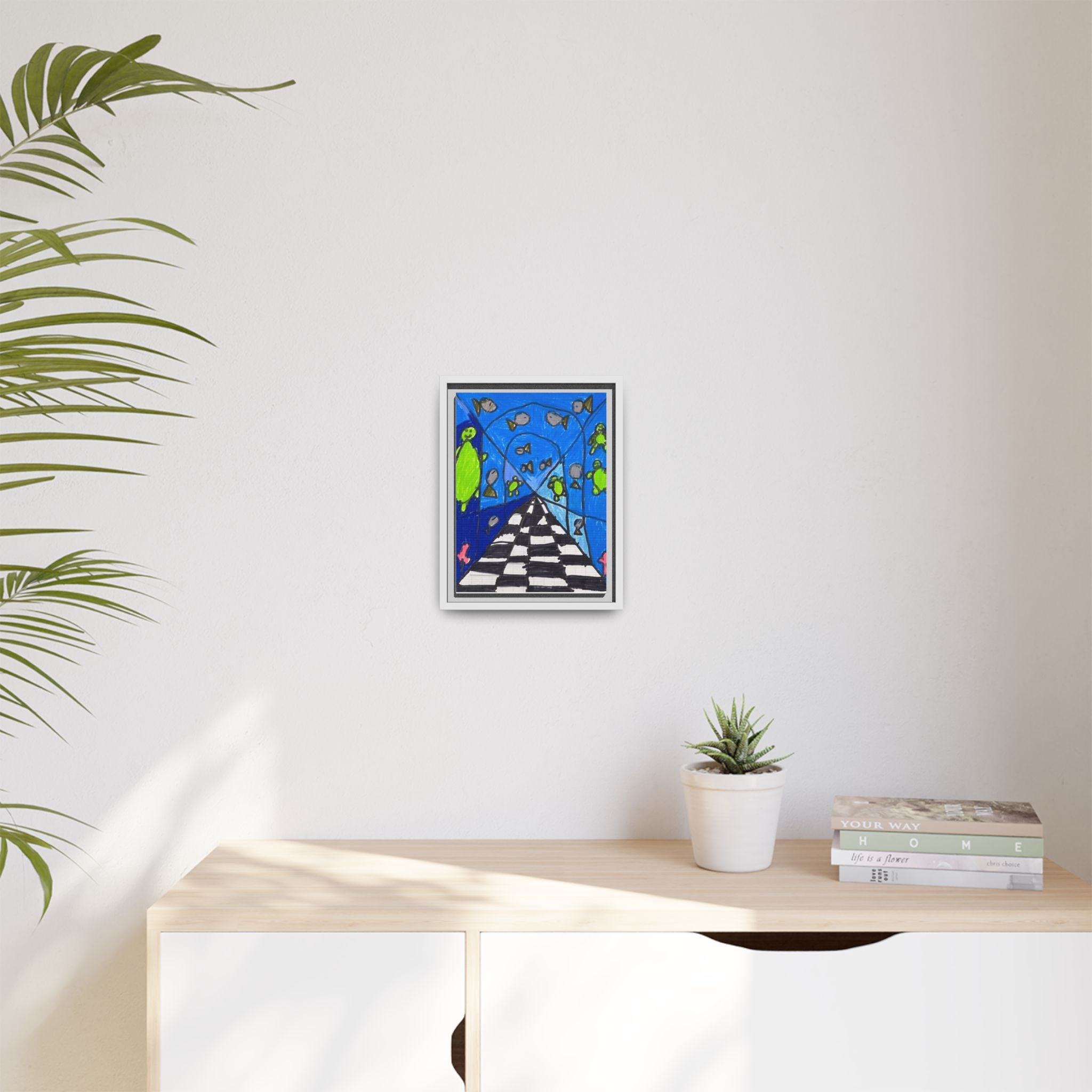 Creating Space Matte Canvas, Framed Art by Jackson Smith