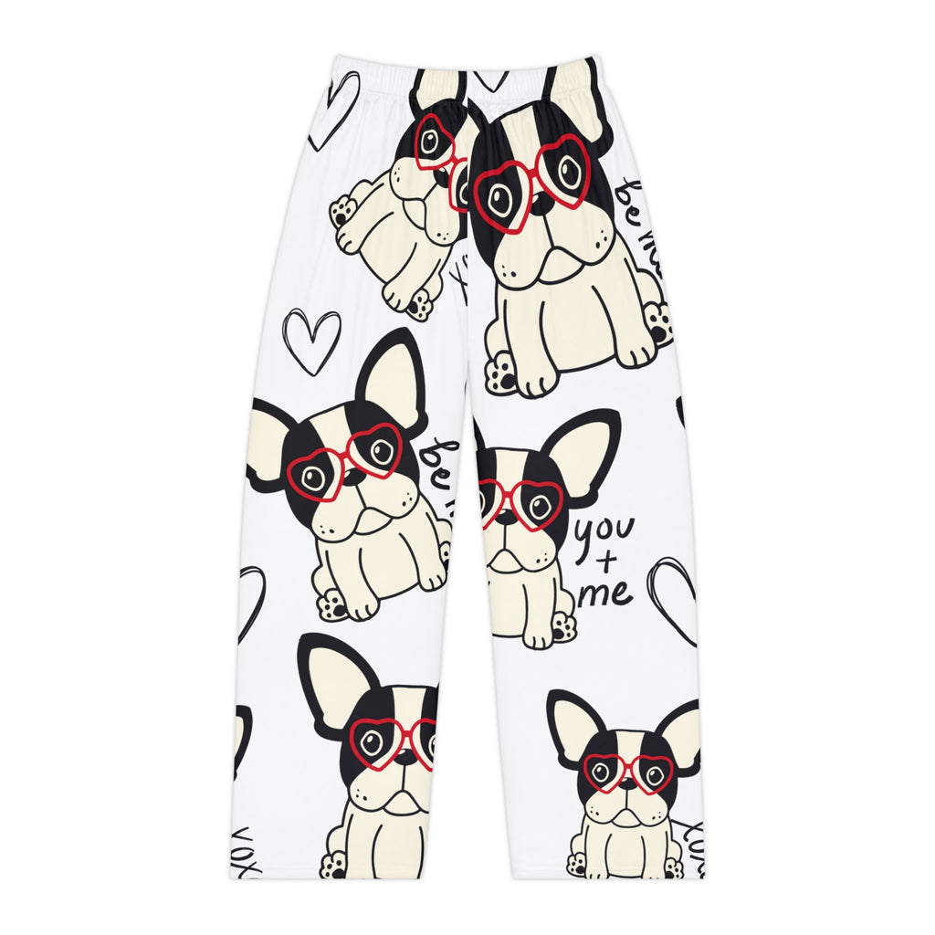 Women's Valentine's French Bulldog PJ Pant French Bulldog Pajama Pants Valentines PJ Pant for Women