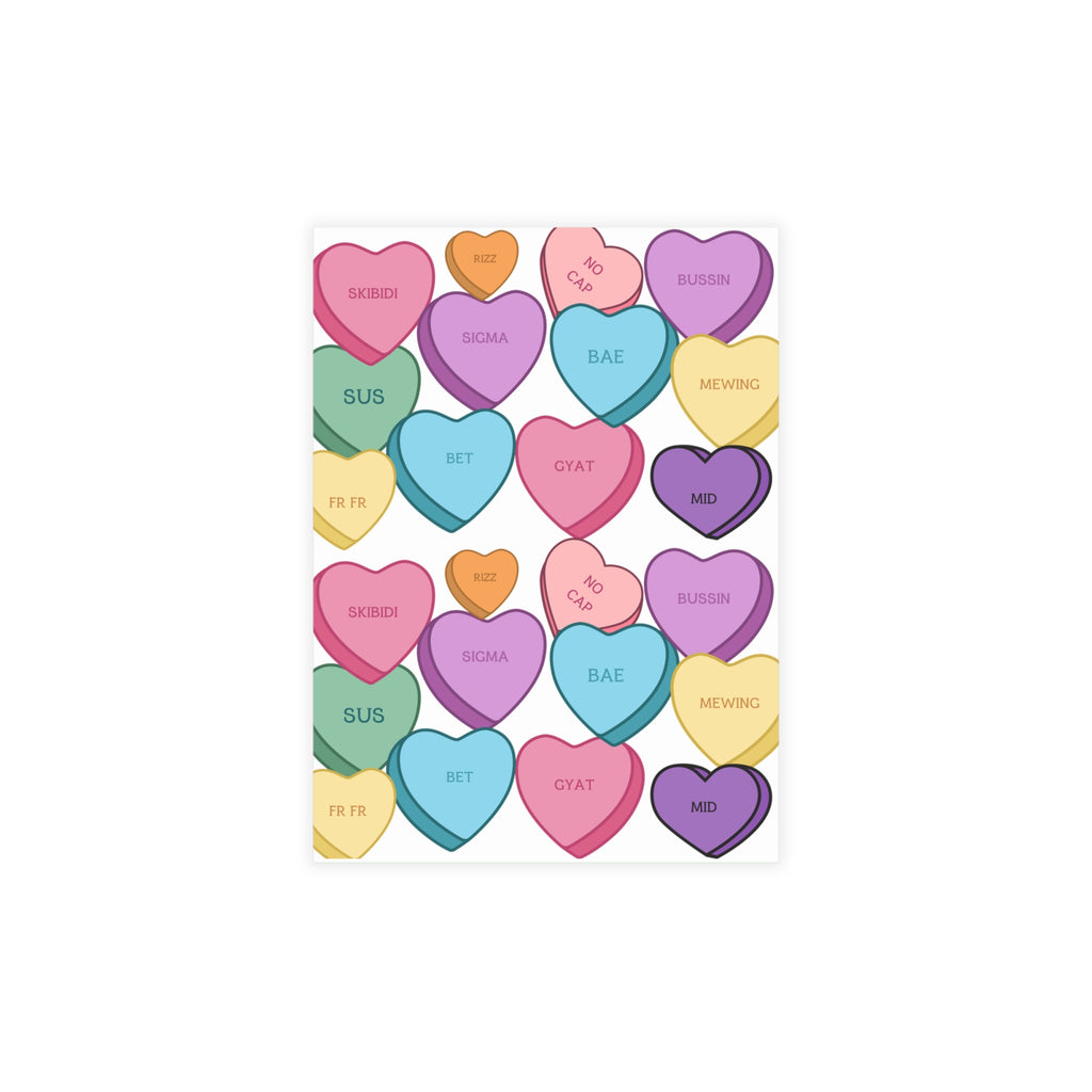 Children's Valentines Day Cards Perfect for Grades 2 to 8, sets of 10, 30, or 50