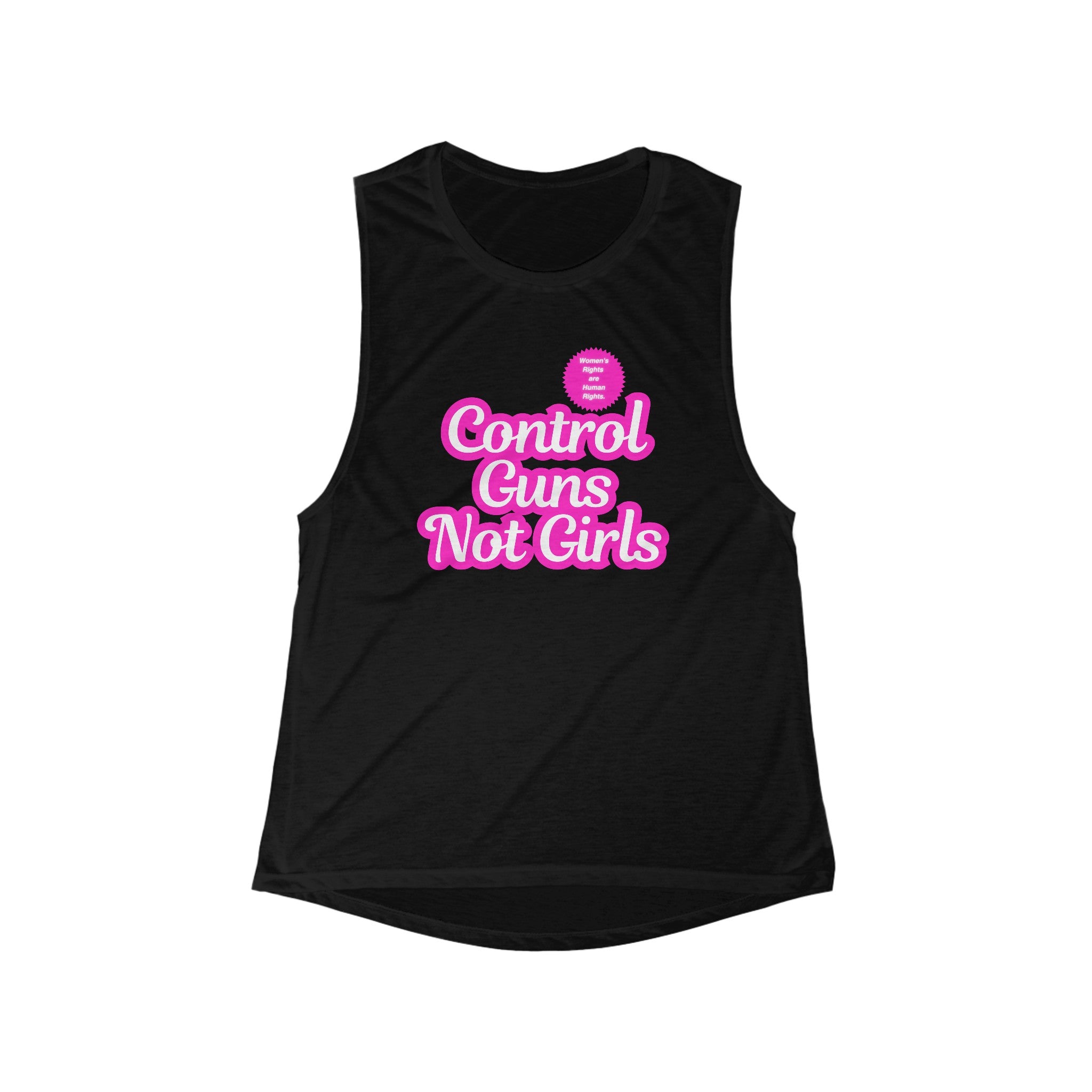 Womens Rights Tank Gun Control Women's Flowy Scoop Feminist Muscle Tank
