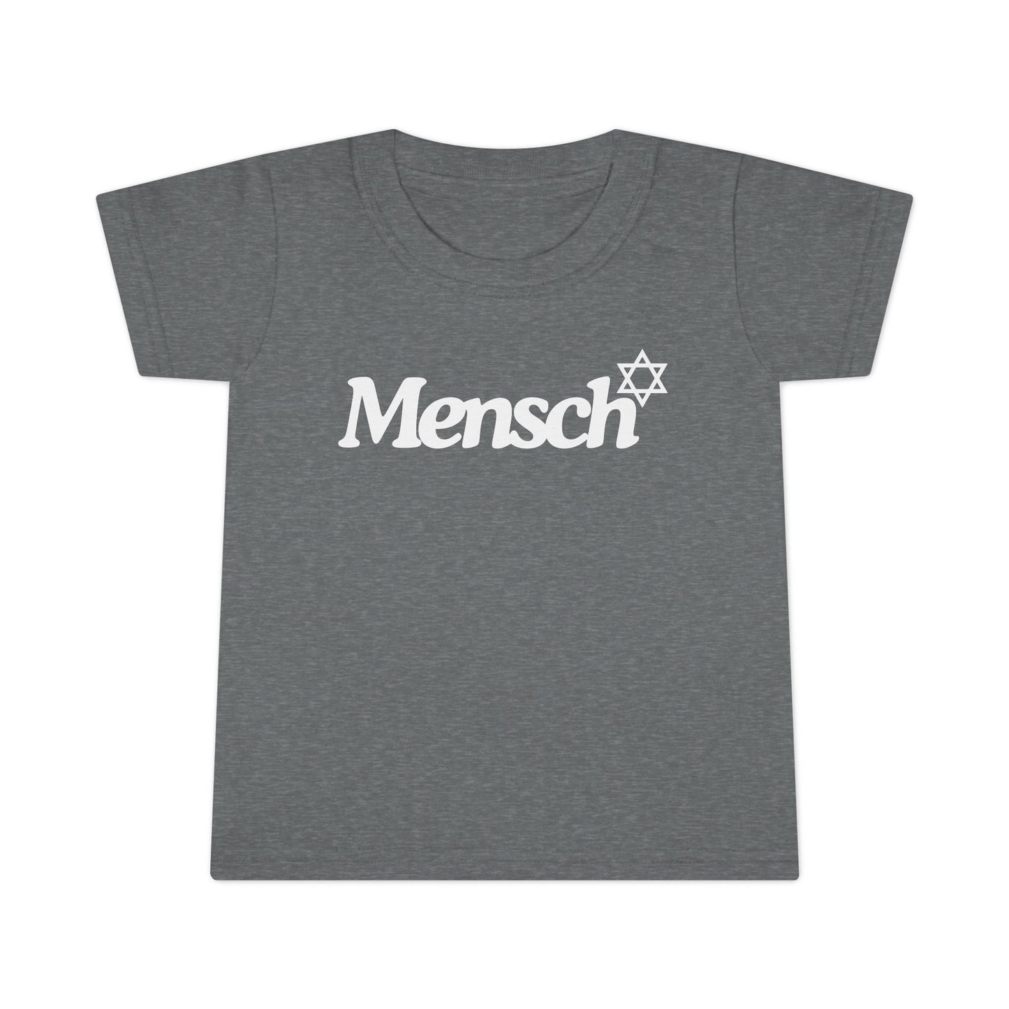 Toddler Mensch T-Shirt Jewish Kids Tee Yiddish Fun Playtime Shirt Jewish Toddler Gifts