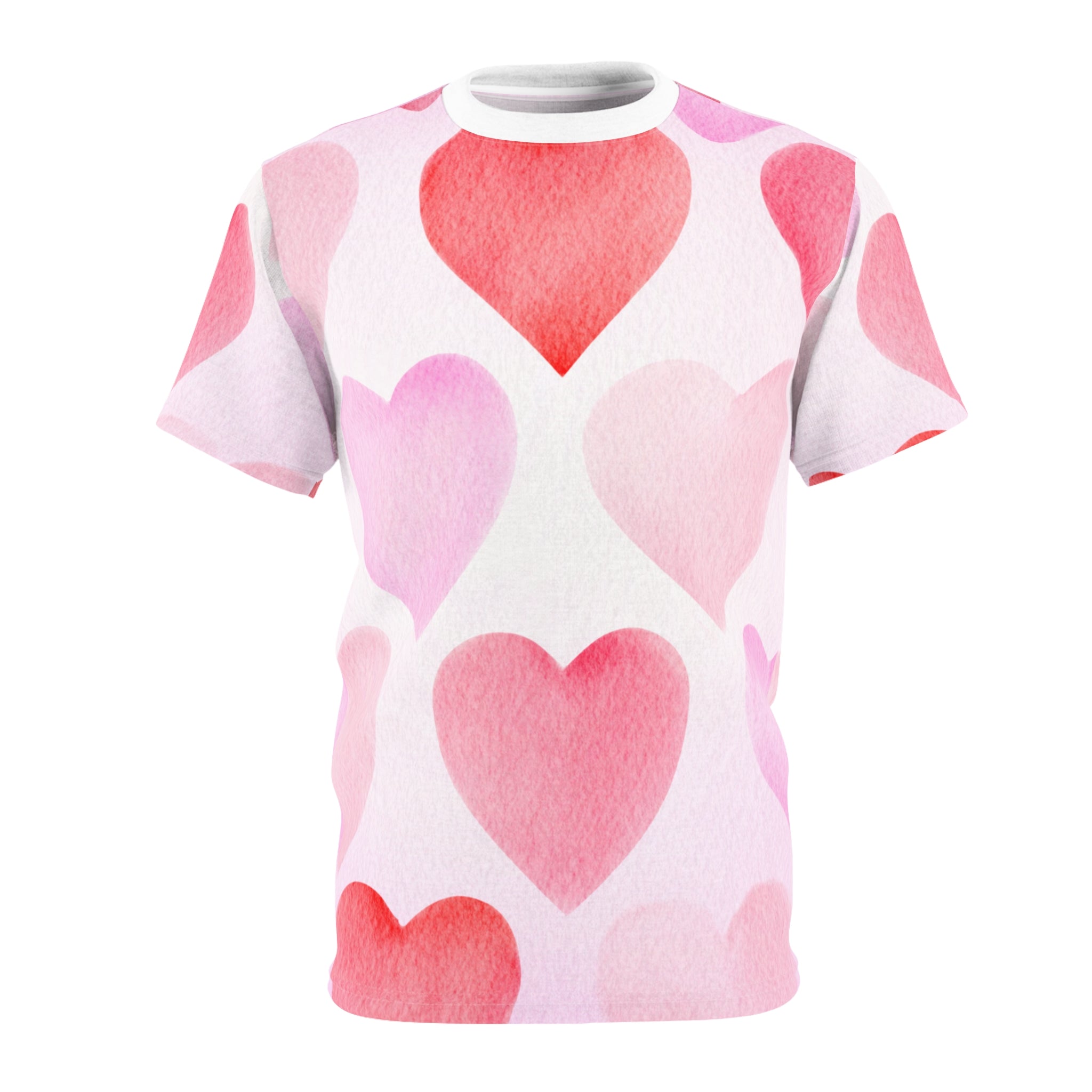 Mens Heart Print Valentines Tee Mens Valentine's Heart Print Shirt