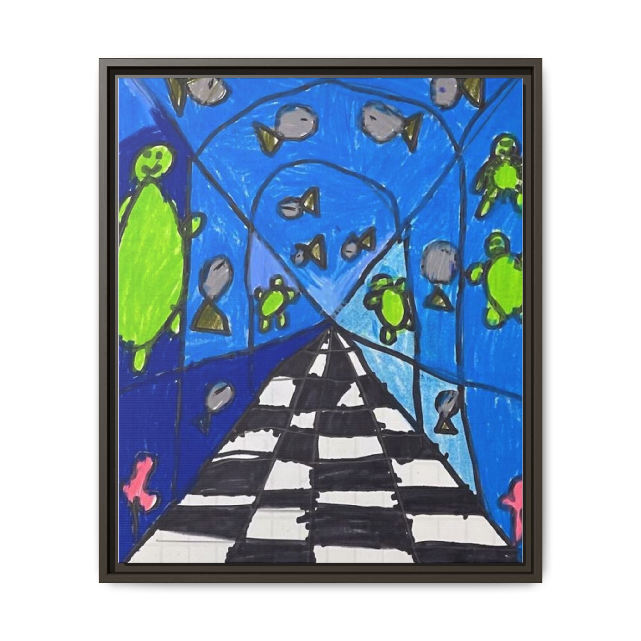 Creating Space Matte Canvas, Framed Art by Jackson Smith