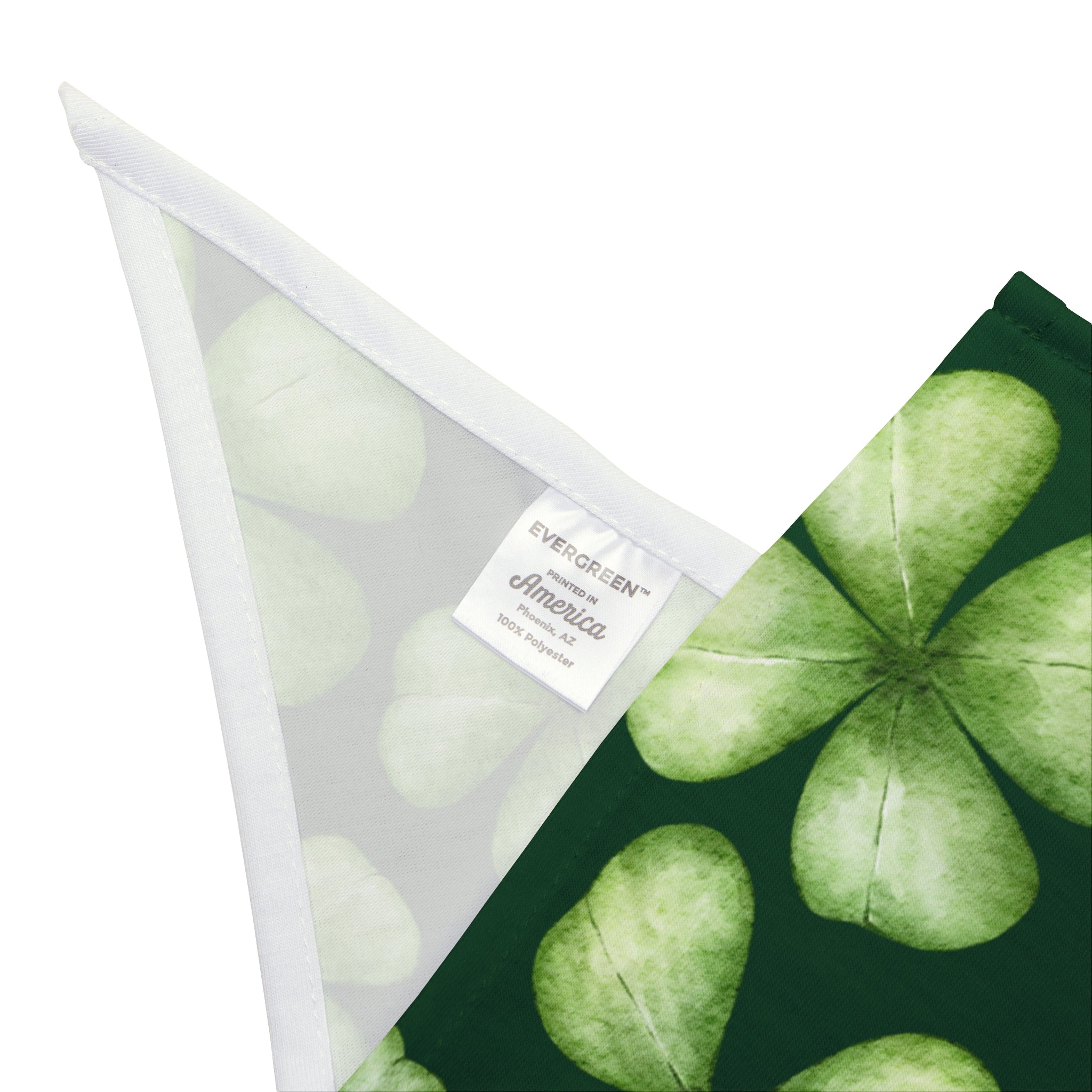 Irish Pet Bandana Shamrock Dog Bandana St. Patrick's Dog Bandana