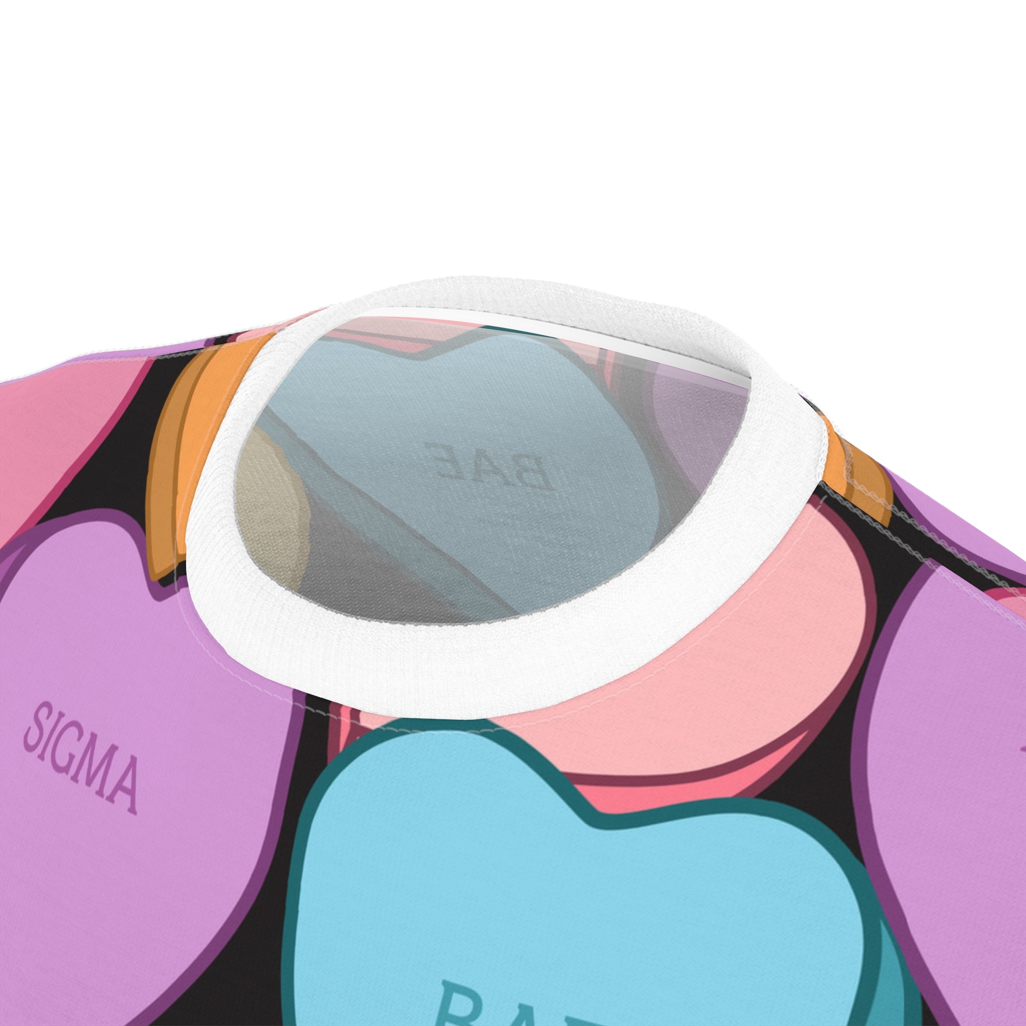 Valentines Candy Hearts Adult Valentines Day Shirt, Gift for Valentine, Love Holiday Tee, Black and Pastel Print