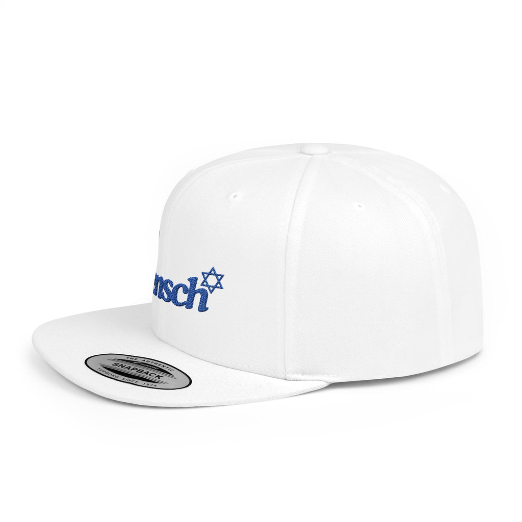 Mencsh Hat Jewish Gift for Mensch the Flat Bill Snapback Hat is the perfect gift
