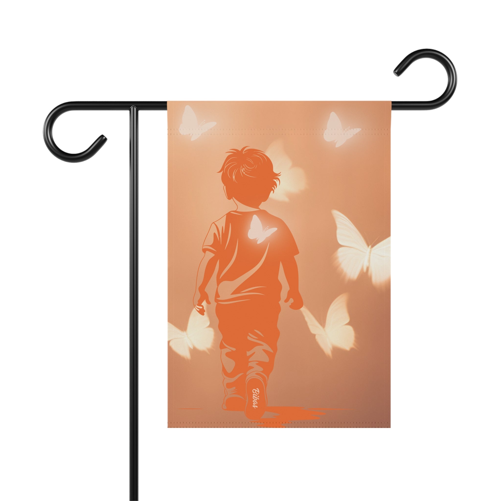 Butterfly Garden Flag - Honoring Ariel Bibas and Jewish Heritage, 12x18 Inches Ariel Bibas Butterfly