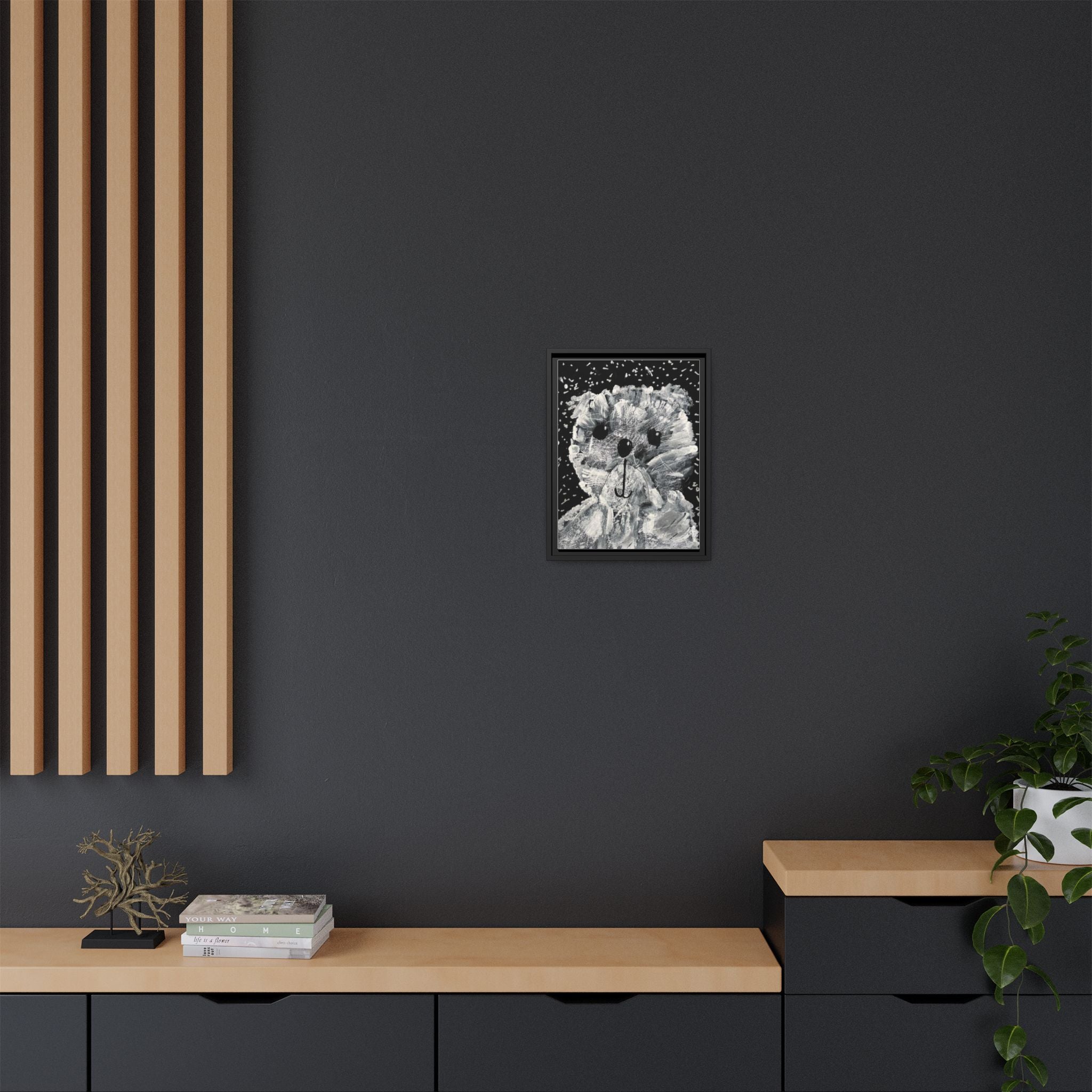 Theodore Roosevelt, Teddy Bear Matte Canvas, Framed Art by Jackson Smith