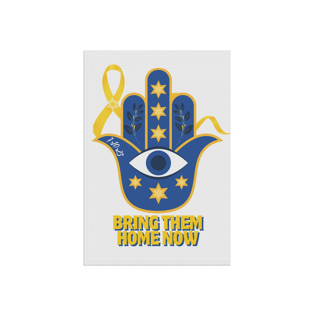 Bring Them Home Now Hamsa Garden Flag & House Banner