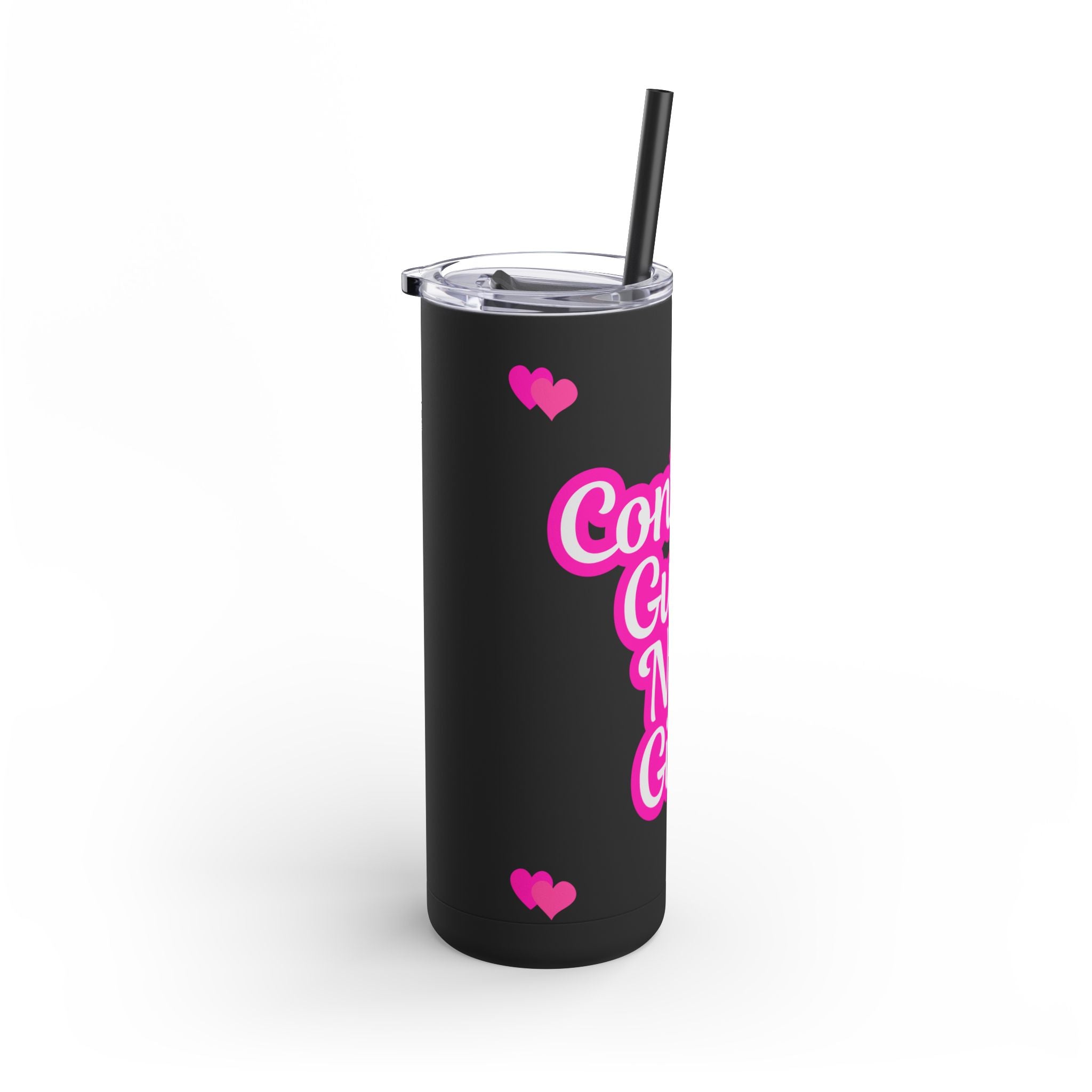 Control Guns Not Girls Feminist Cup Women's Rights Matte Tumbler, 20oz