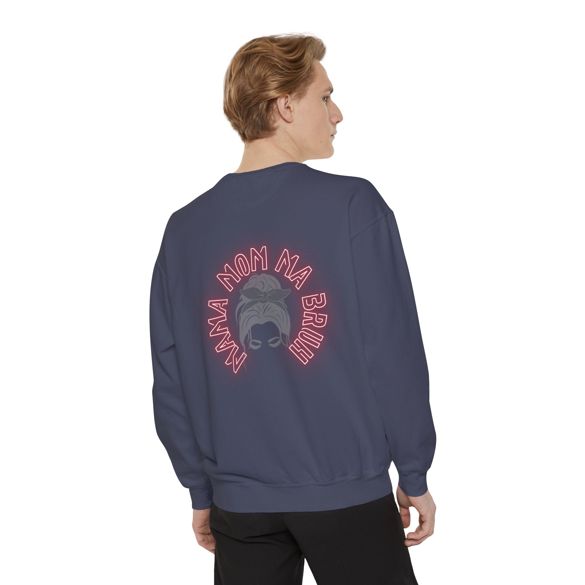 Mom Bruh Garment-Dyed Sweatshirt