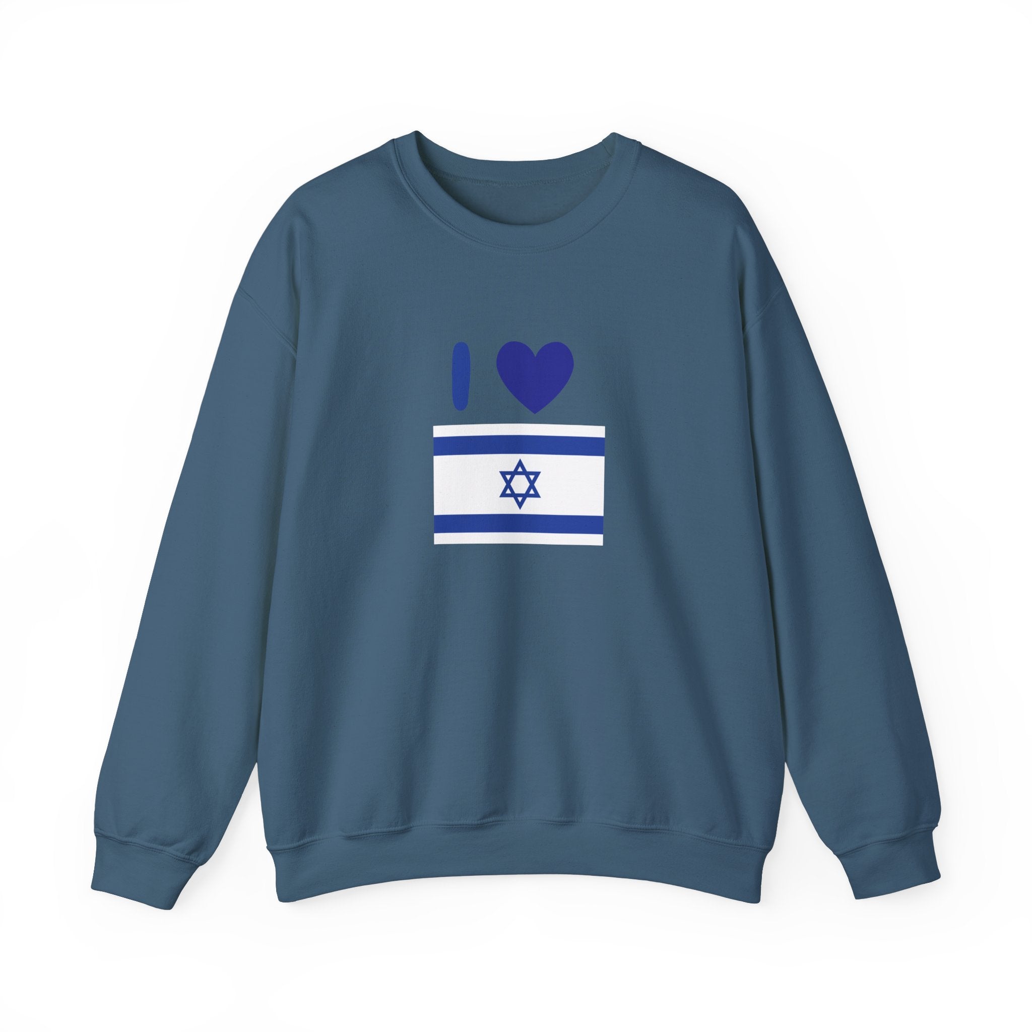 I Love Israel Unisex Heavy Blend™ Crewneck Sweatshirt