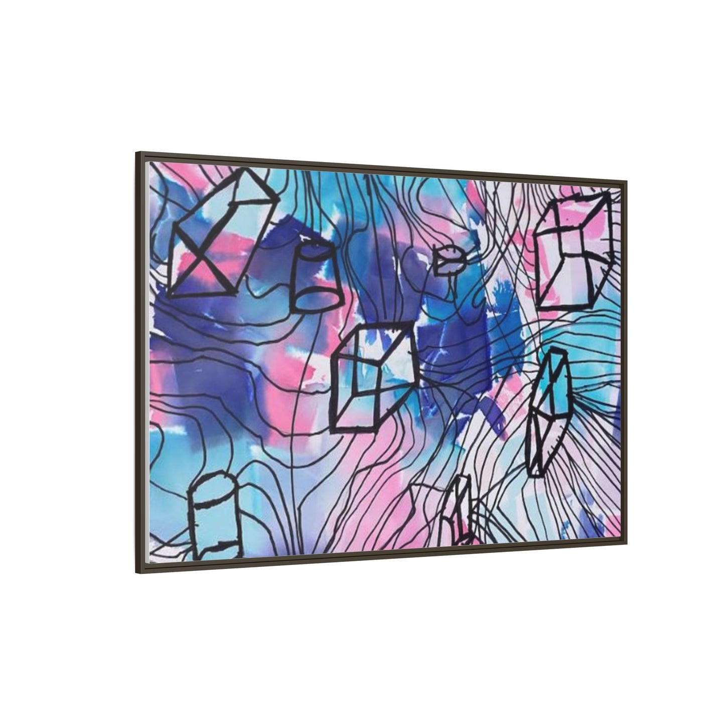 Elements of Art: Form Framed Canvas by Jackson G. Smith