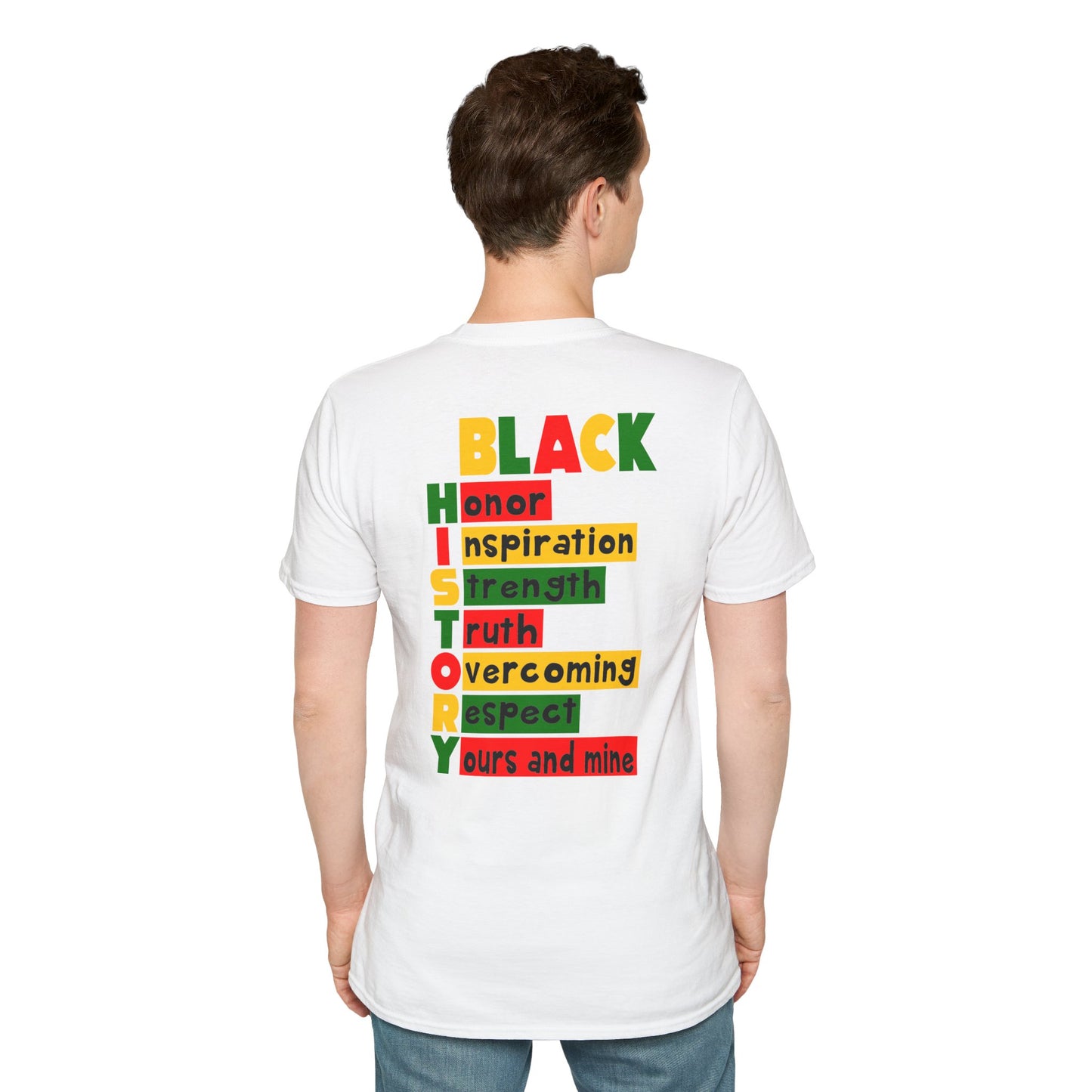 Black History Soft T-Shirt Black History Tee Celebrate Black History