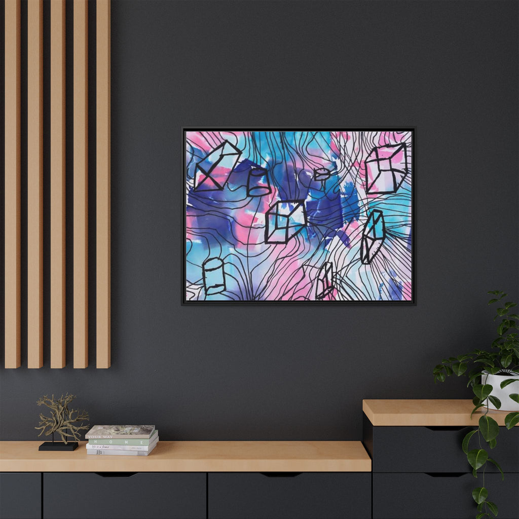 Elements of Art: Form Framed Canvas by Jackson G. Smith