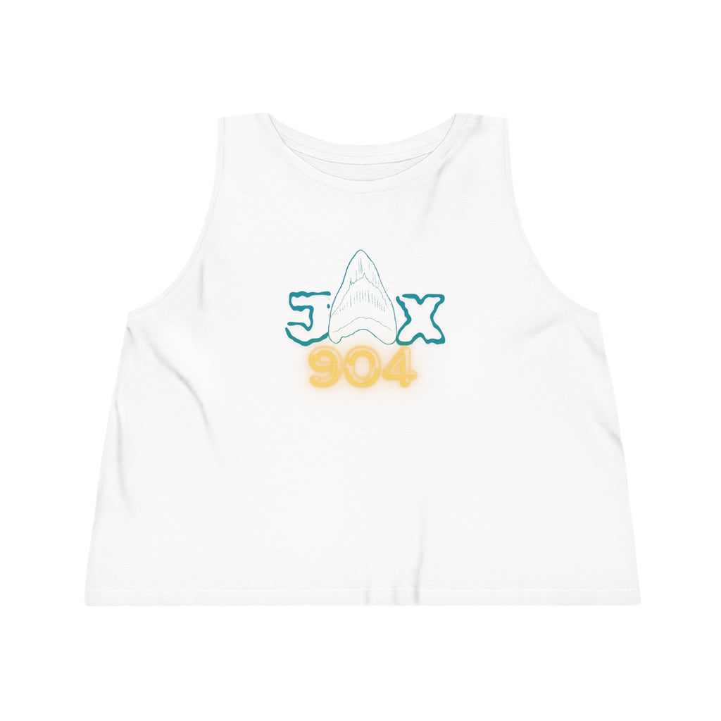 904 JAX Shark Tooth Hunter Women's Dancer Cropped Tank Top