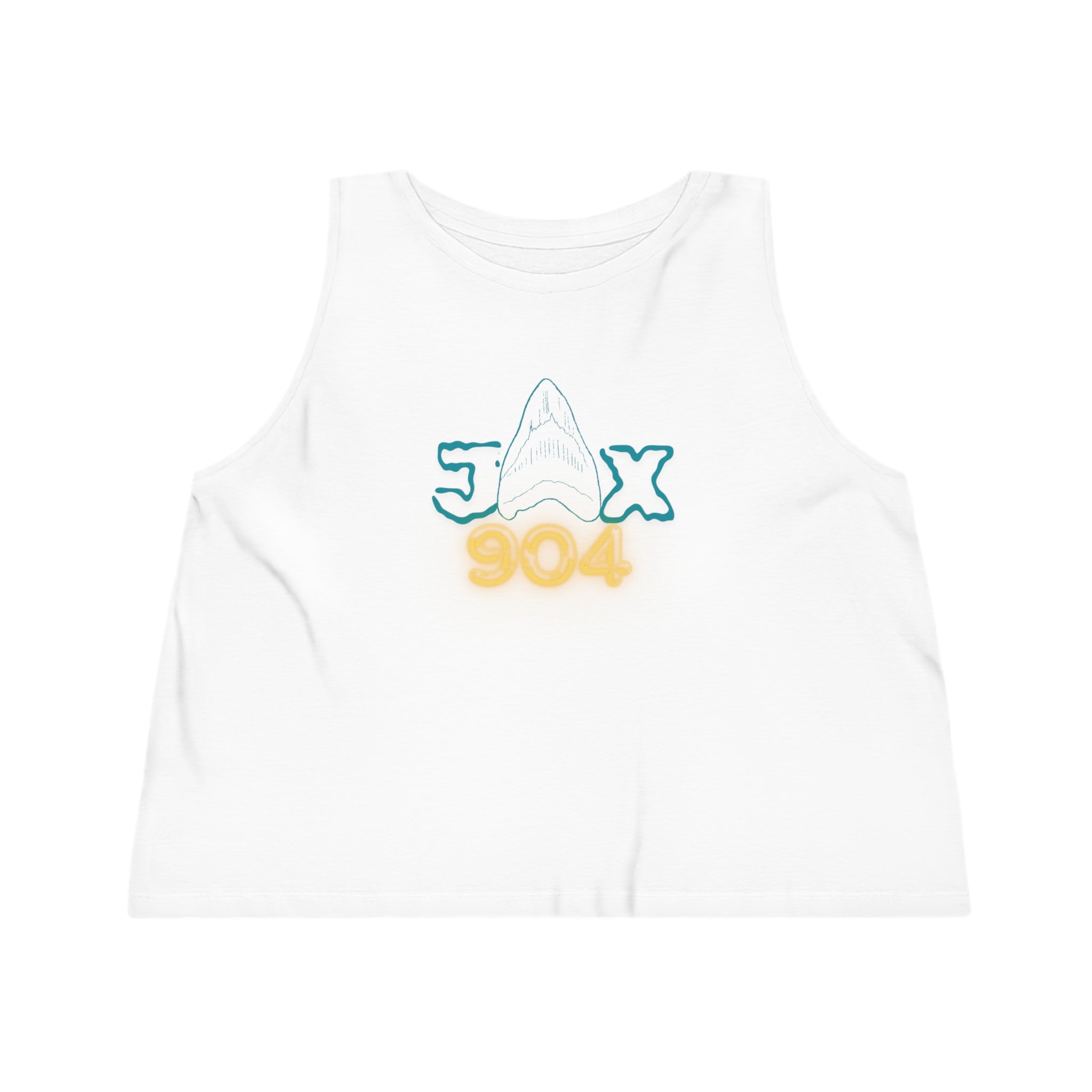 904 JAX Shark Tooth Hunter Women's Dancer Cropped Tank Top