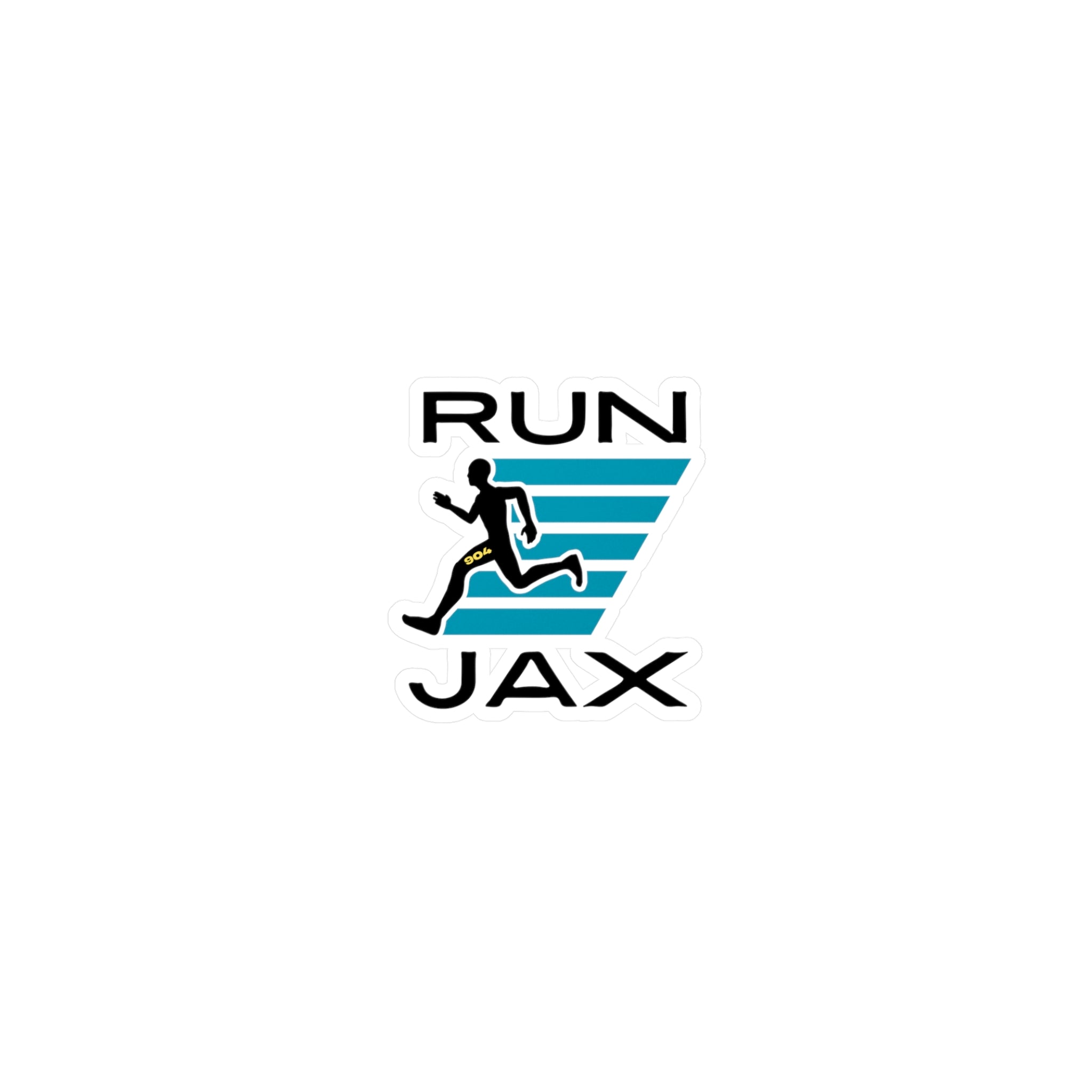 Run JAX Kiss-Cut Vinyl Decals