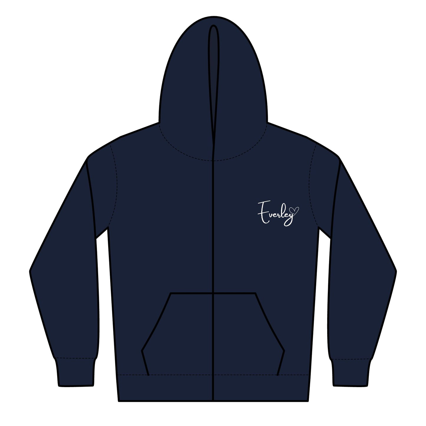 Custom Dance Hooded Zip Up Youth Heavy Blend Zipped Hoodie