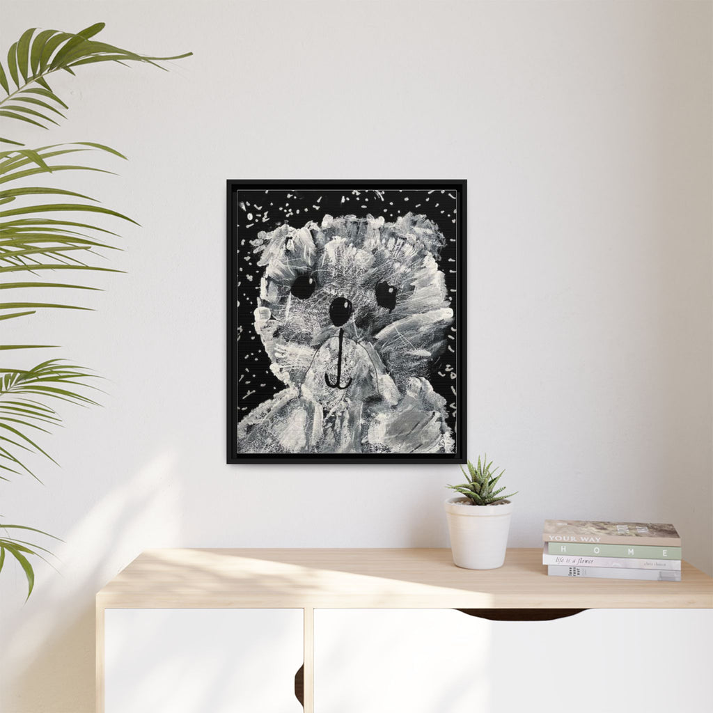 Theodore Roosevelt, Teddy Bear Matte Canvas, Framed Art by Jackson Smith