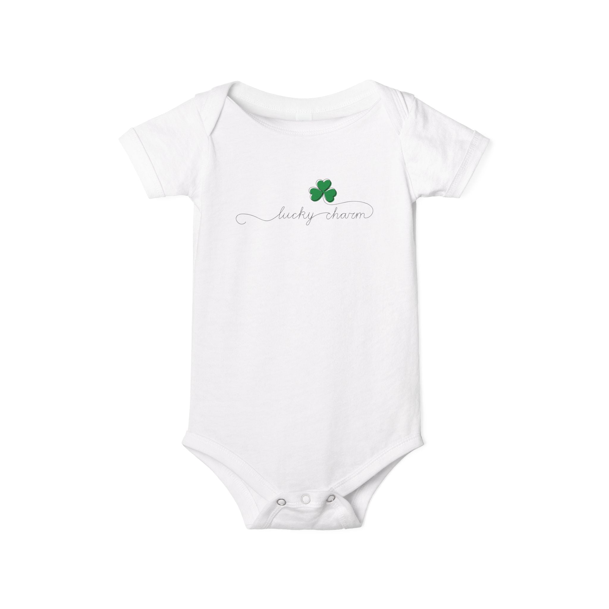 Lucky Charm Infant Onesie, Cute Baby Bodysuit, St. Patrick's Day Gift, Newborn Outfit, Irish Baby Clothes