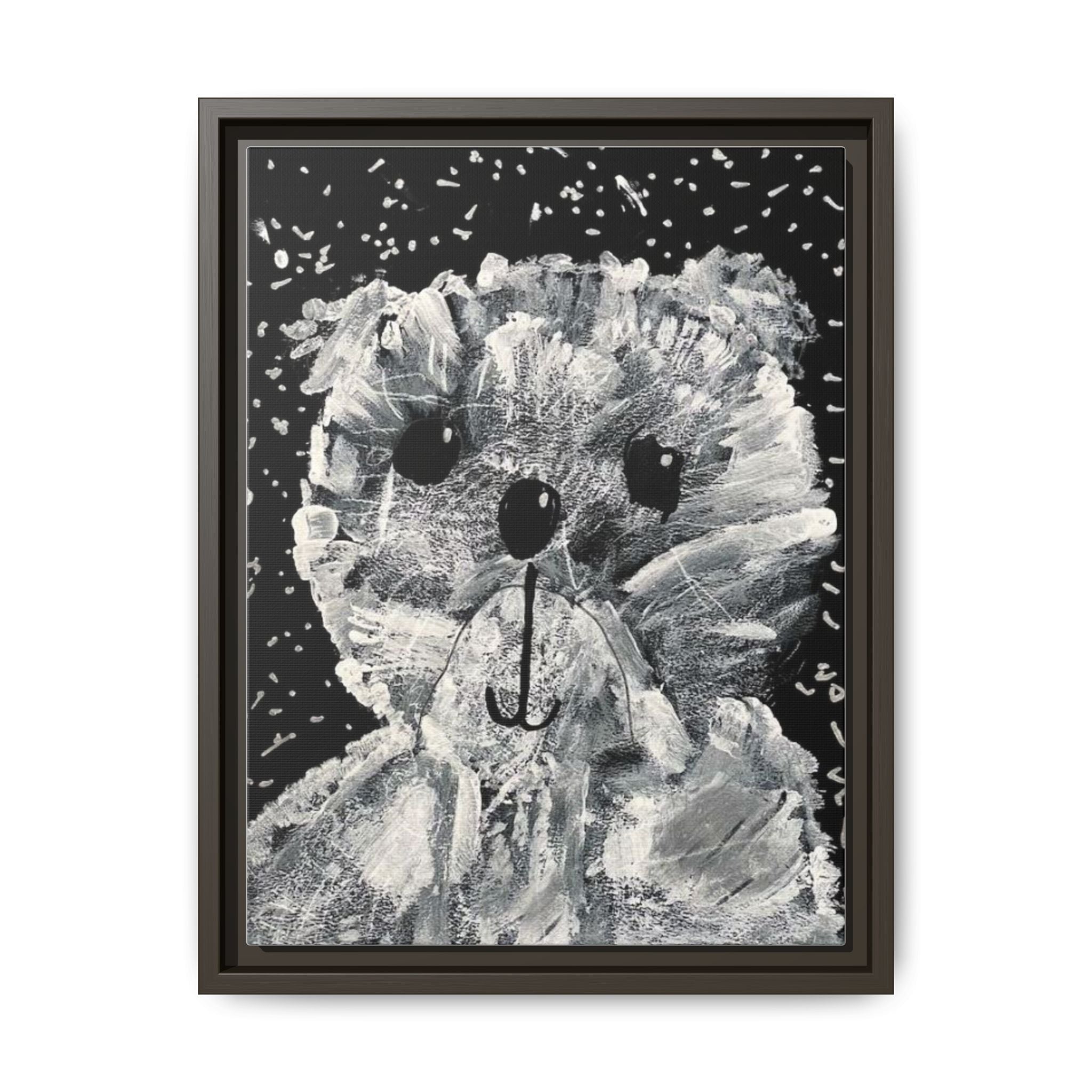 Theodore Roosevelt, Teddy Bear Matte Canvas, Framed Art by Jackson Smith