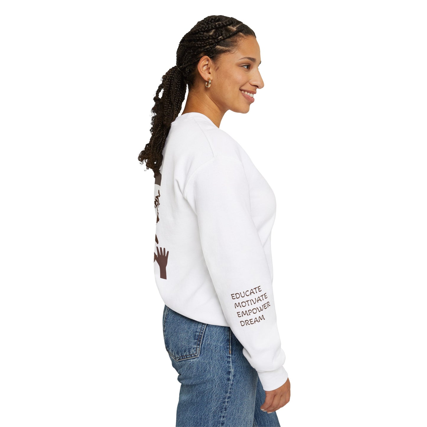 Black History Sweatshirt Educate Motivate Dream Black History Sweatshirt