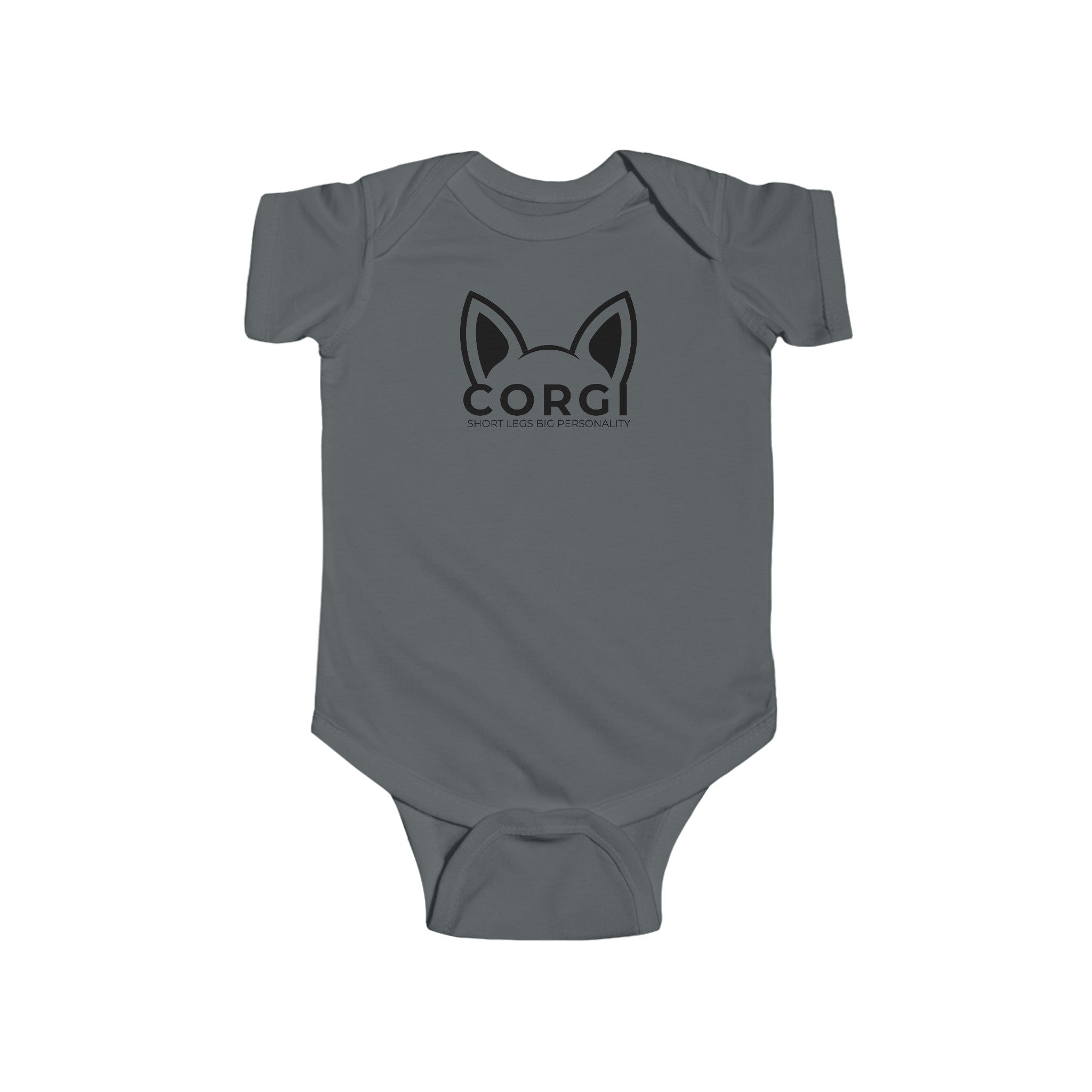 Corgi Baby Short Legs Big Personality Infant Fine Jersey Bodysuit