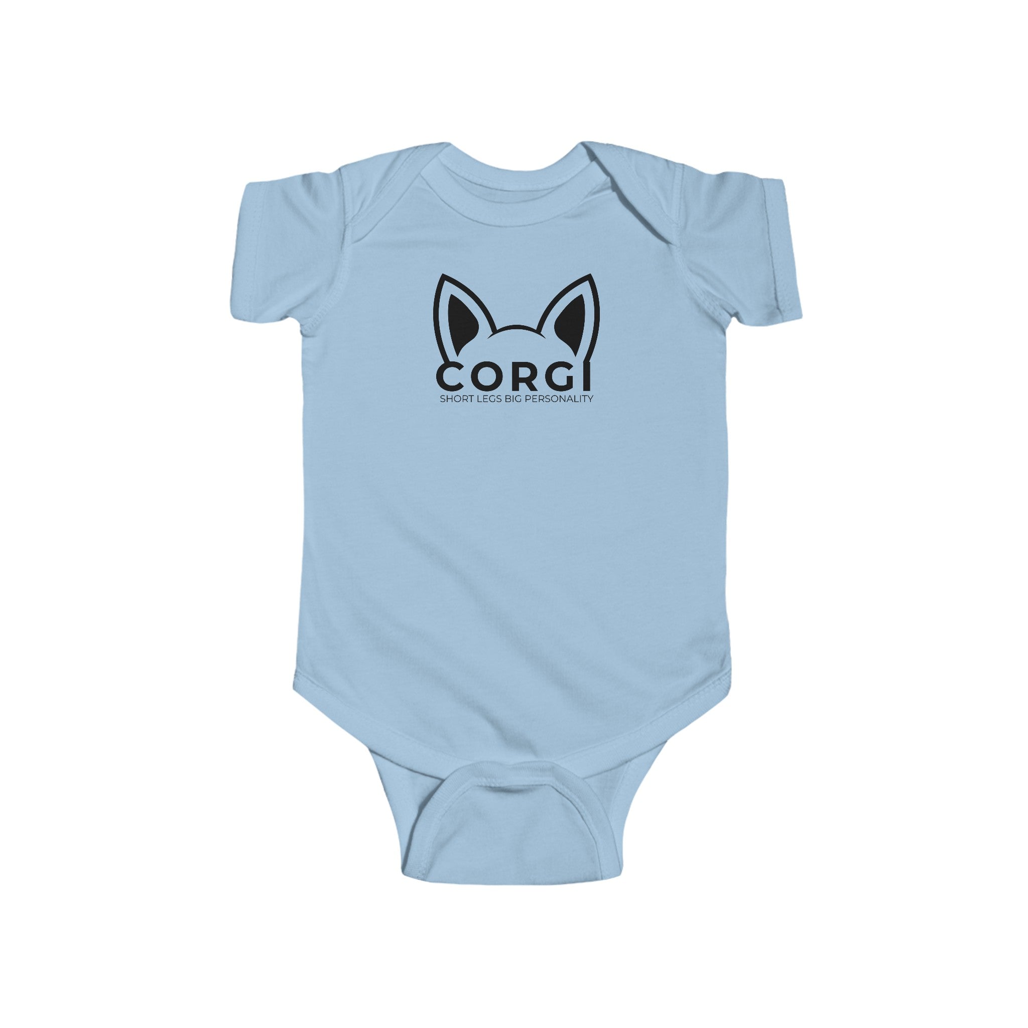 Corgi Baby Short Legs Big Personality Infant Fine Jersey Bodysuit
