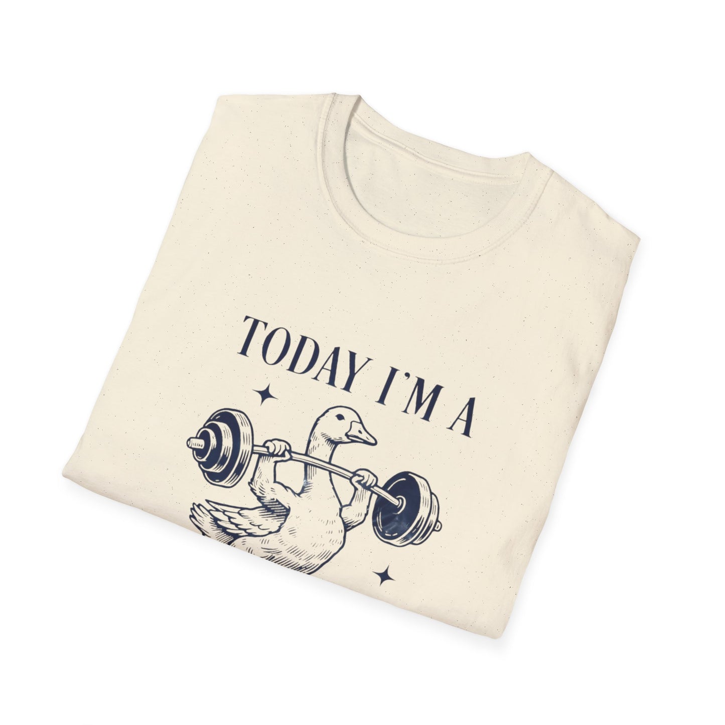 Serious Goose Tee Serious Goose Soft Vintage Style Tee, Funny Goose T-shirt