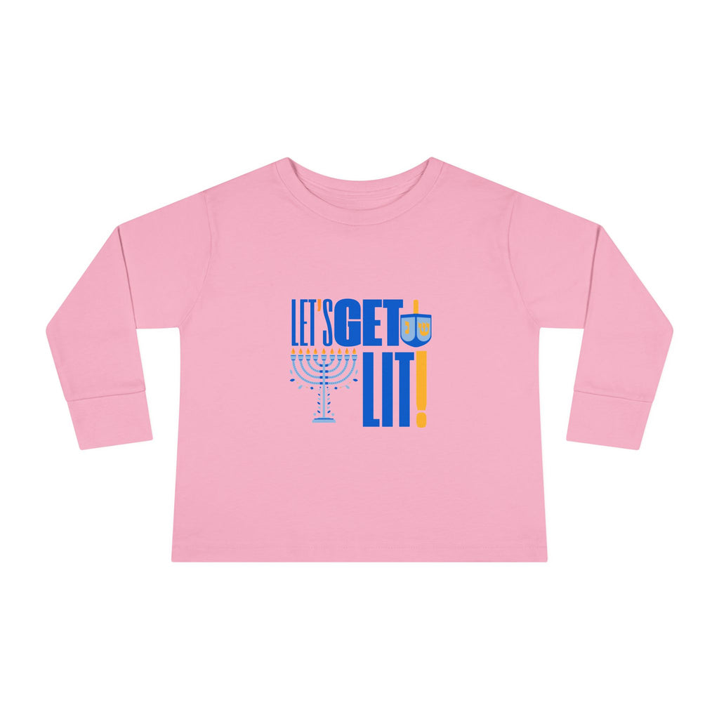 Toddler Hanukkah Shirt, Hanukkah Long Sleeve Tee, Chanukah Shirt for Toddler
