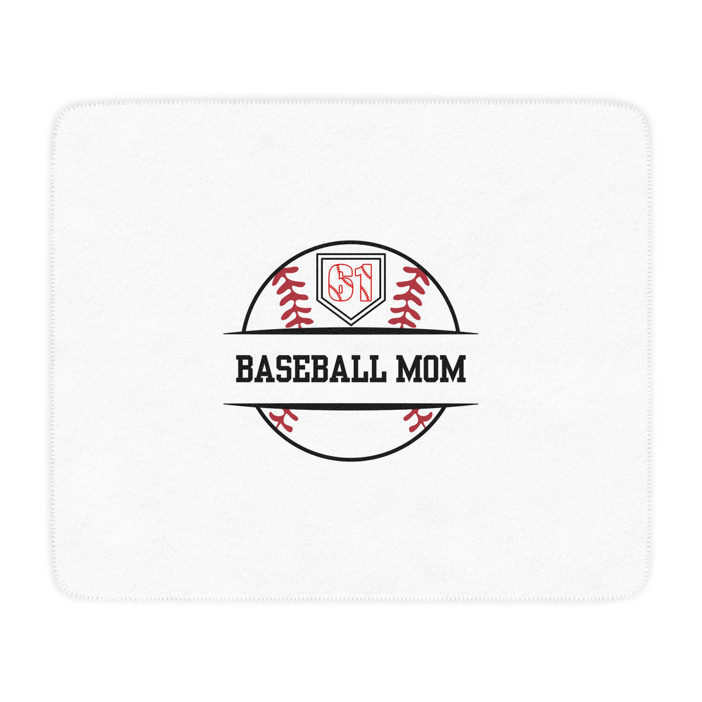 Custom CJs Mom Tan Sherpa Blanket