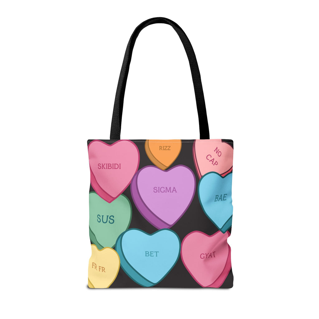 Candy Heart Valentine's Tote Bag