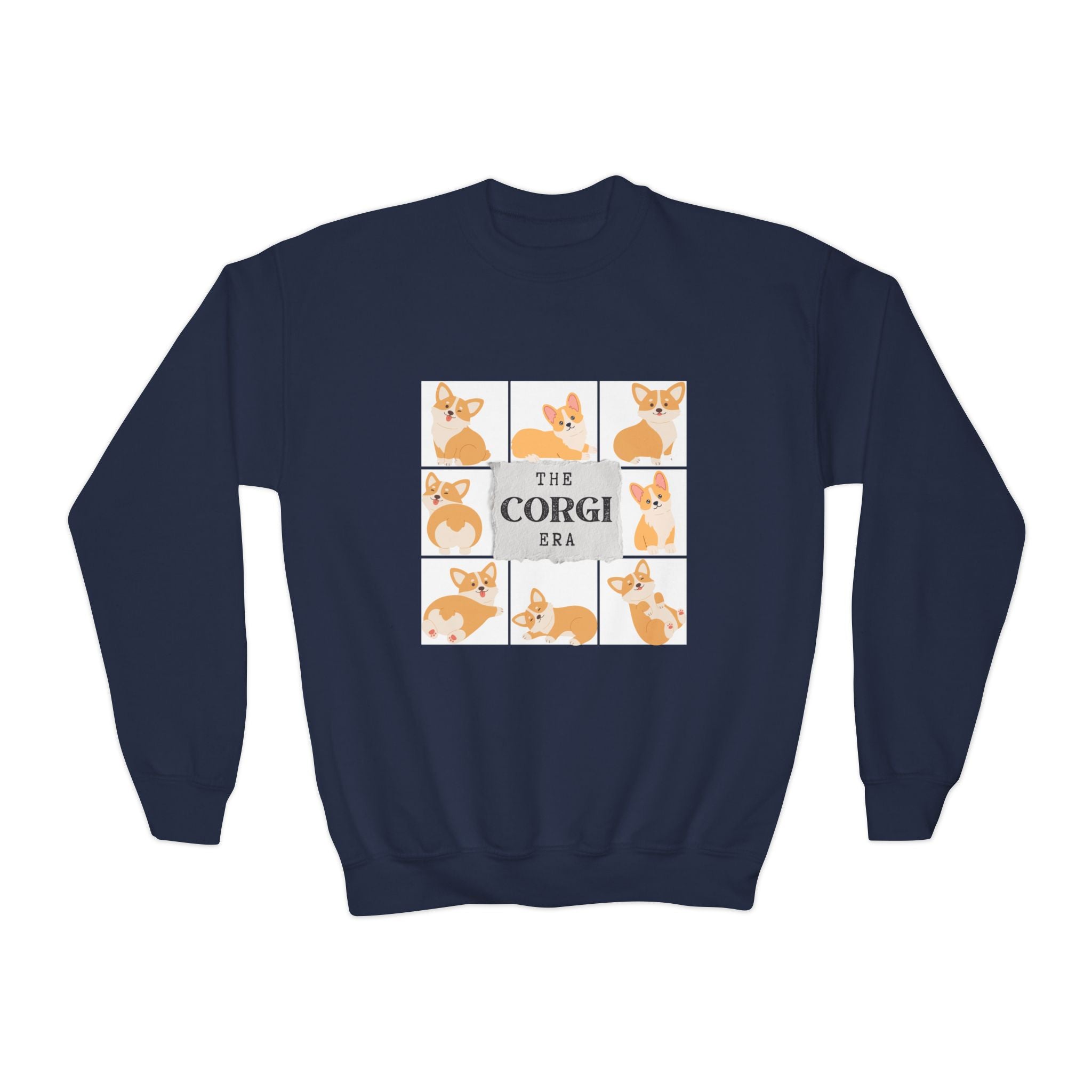The Corgi Era Youth Crewneck Sweatshirt