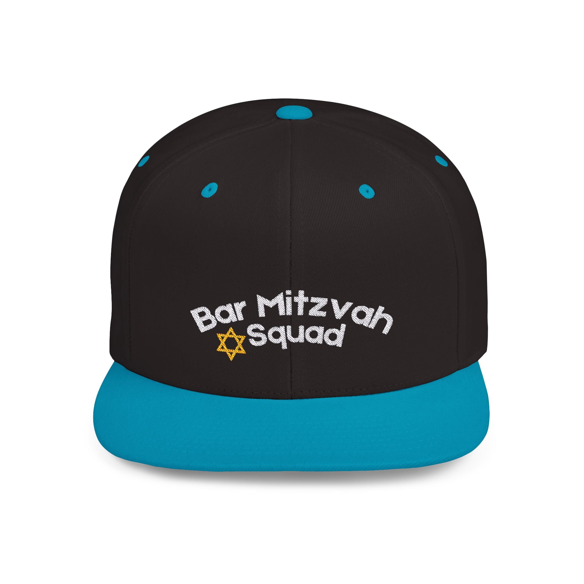 Bar Mitzvah Squad Flat Bill Snapback Bar Mitzvah Hat