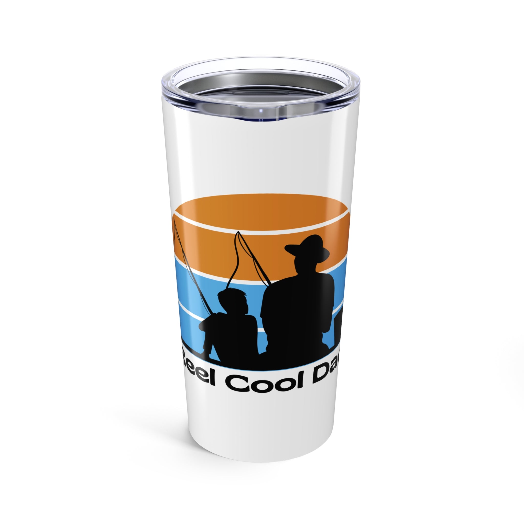 Fishing Dad Tumbler 20oz – Feel Cool Dad  Insulated Travel Mug, Gifts for Fisherman Father's Day Gift