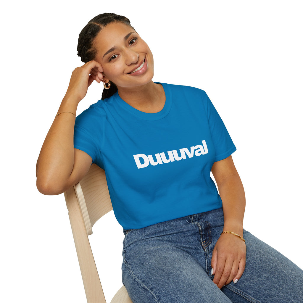 Duuuval Soft Tee with White Lettering Duval Show Your Love of the 904 in the Duuuval T-Shirt