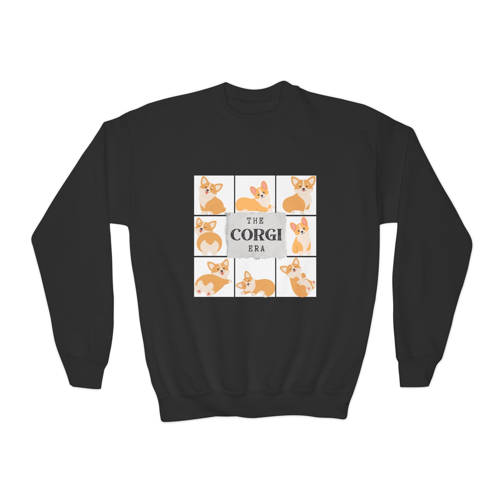 The Corgi Era Youth Crewneck Sweatshirt