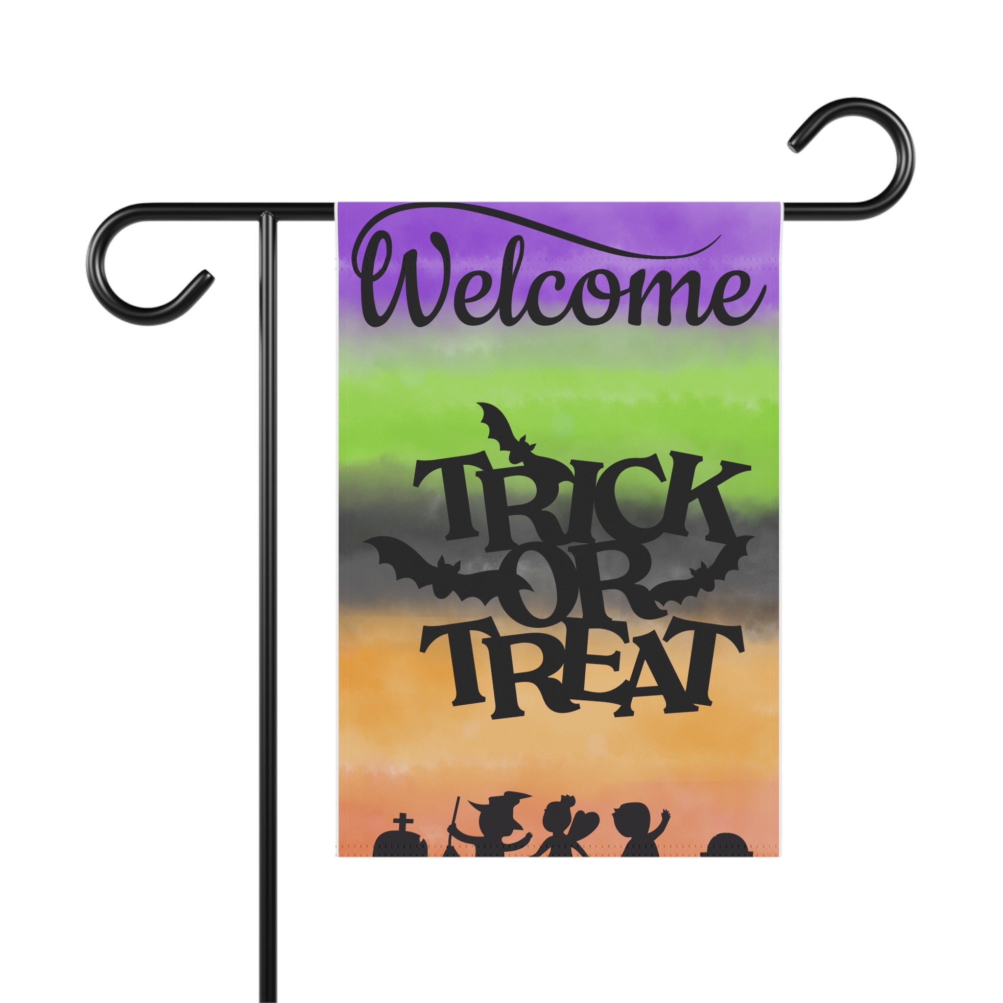 Halloween Garden Flag Halloween Flag Trick o Treat Flag for Trick or Treaters Welcome Flag for Halloween