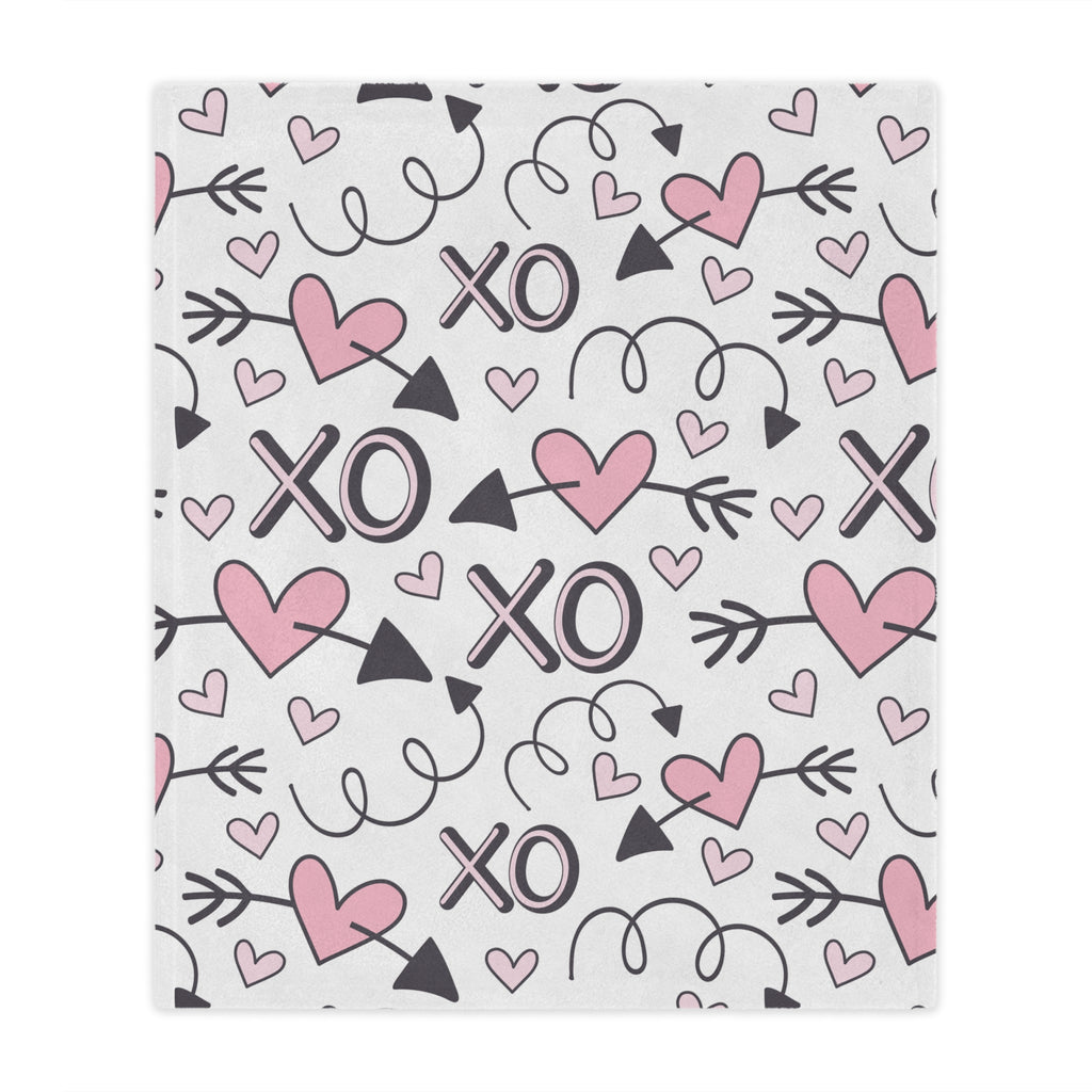 Valentine's Cozy Blanket Soft Valentines Blanket Gift for Valentine's Day